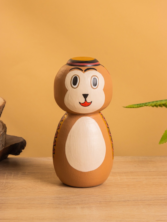 Японская кукла кокеши «Медвежонок», 7×7.5×15 см