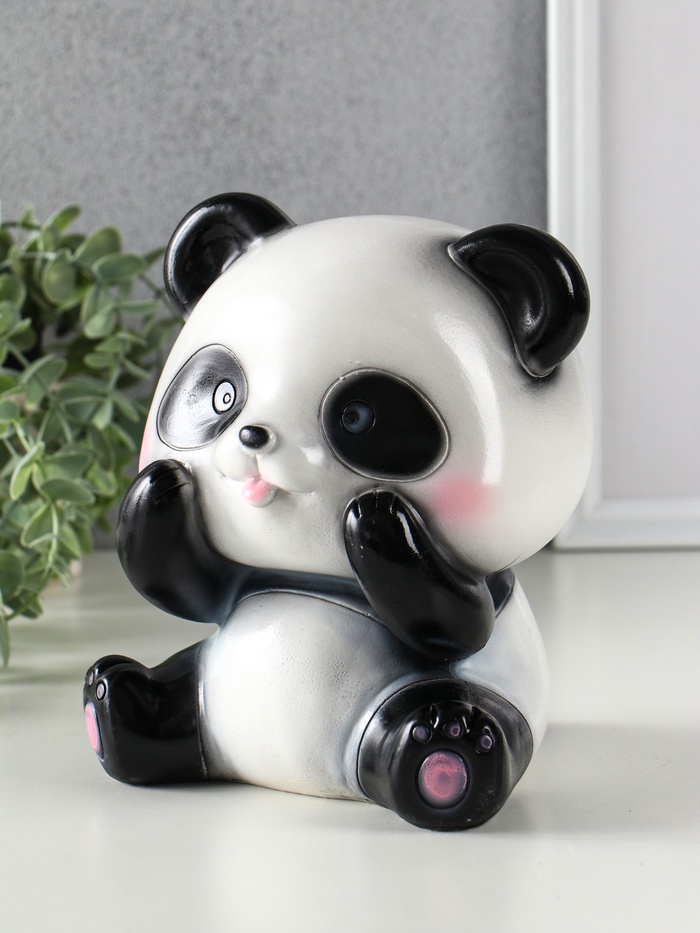 Копилка для денег «Панда», гипс, 19×16×15 см