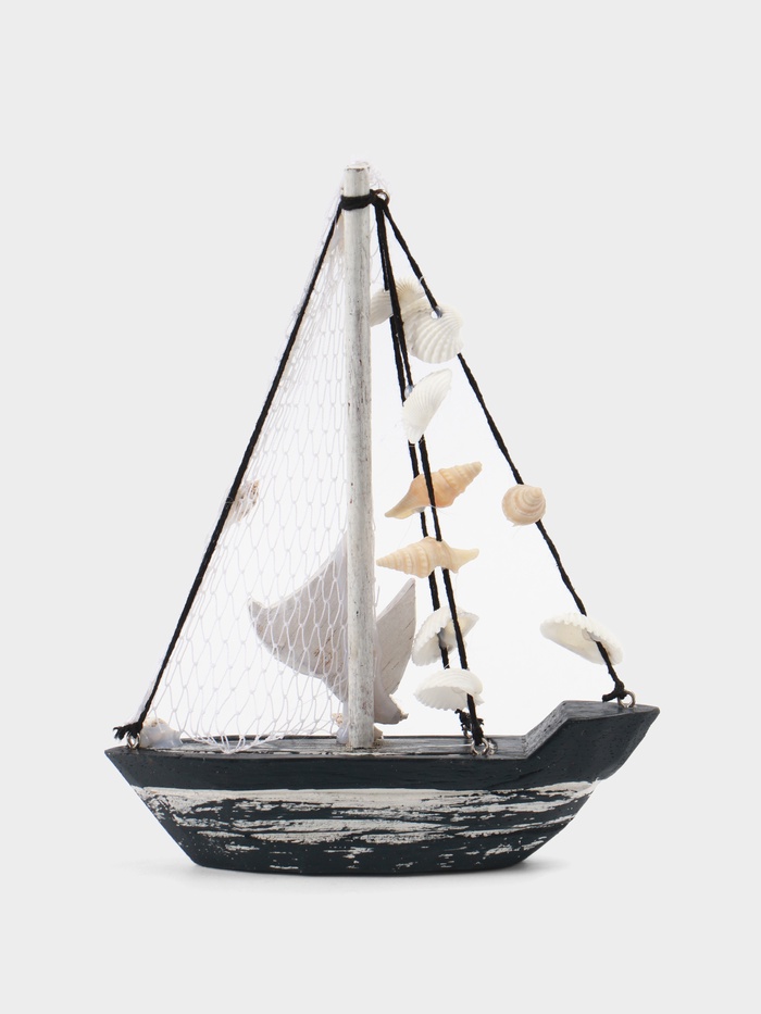 Сувенир «Кораблик с ракушками», 13×3×18 см
