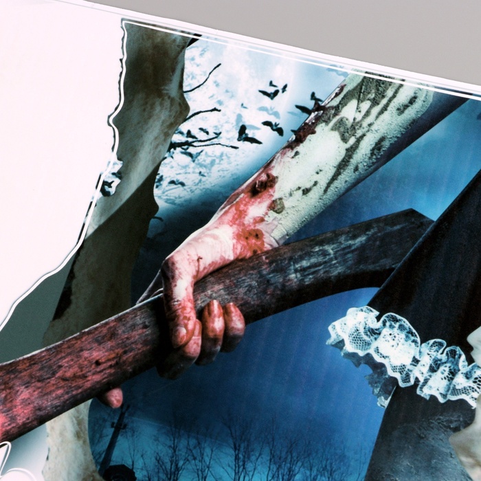 Интерьерная наклейка 3Д TAKE IT EASY «Хоррор топор», 55×40 см