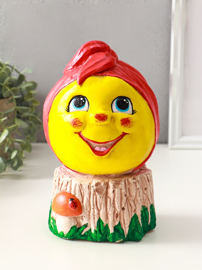 Копилка для денег «Колобок», гипс, 22×14×13 см