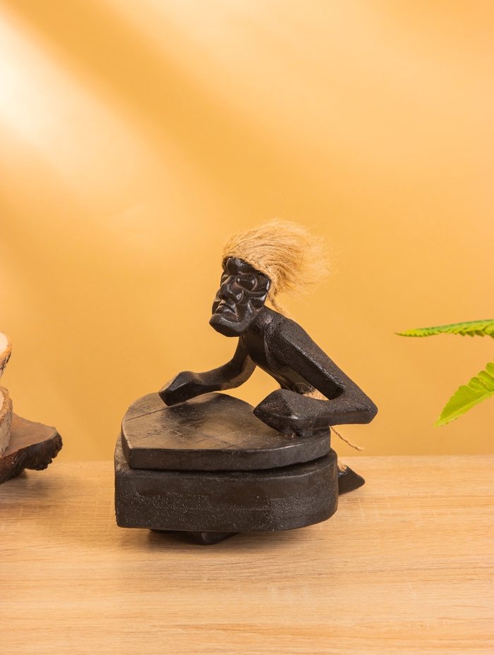 Шкатулка «Абориген хранитель», дерево