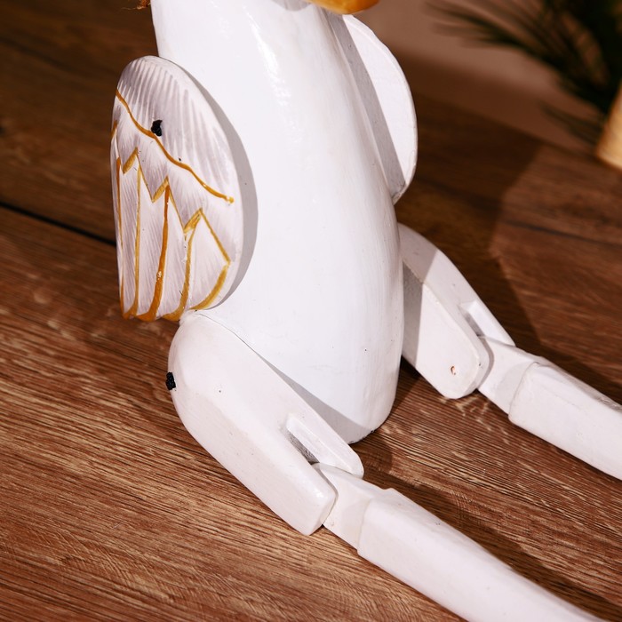 Сувенир «Единорог» висячие лапки, дерево 50 см