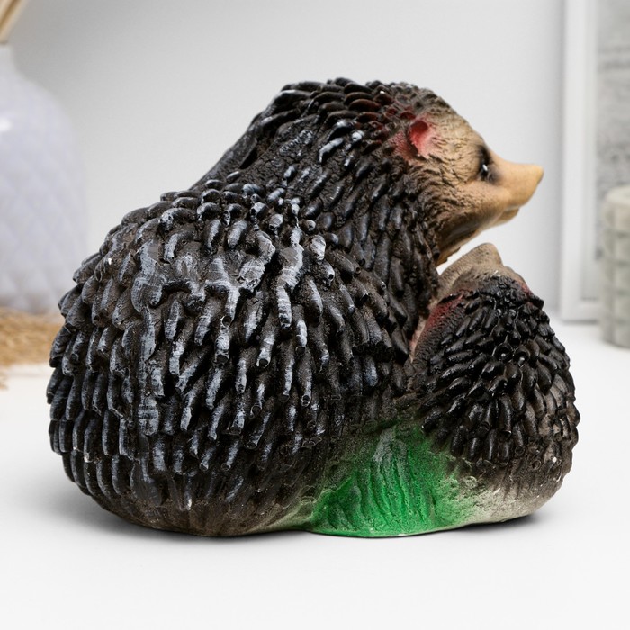 Копилка для денег «Два ежика», гипс, 18×15×14 см