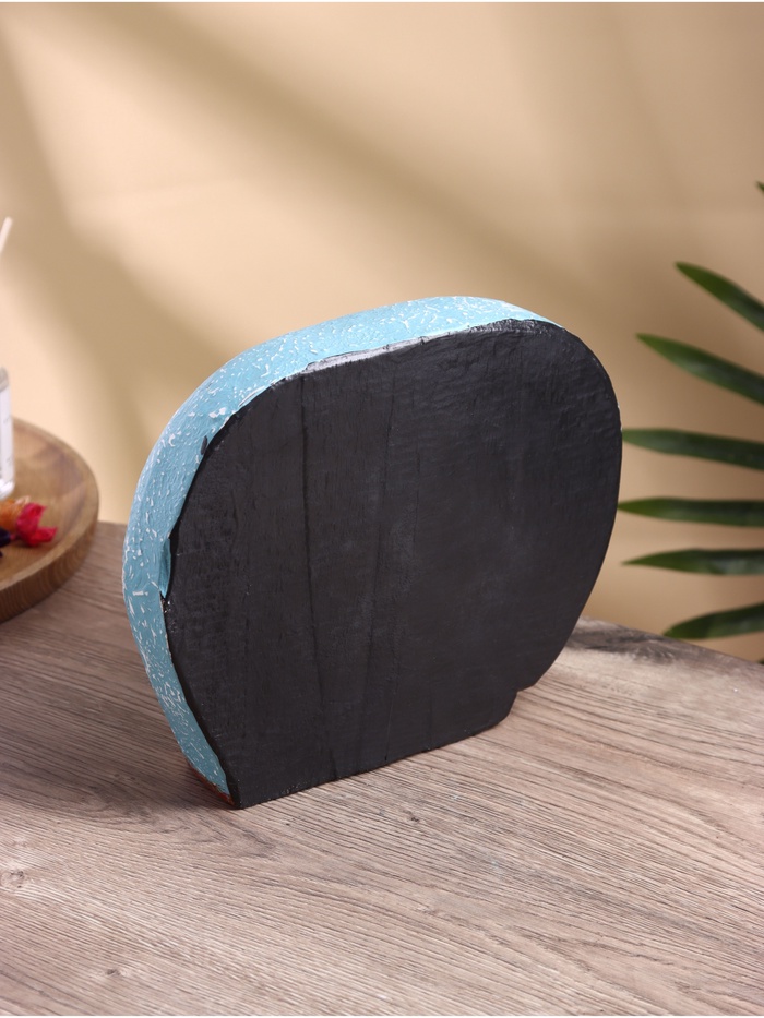 Сувенир «Слоник», 24×5×18 см, дерево Албезия, голубой