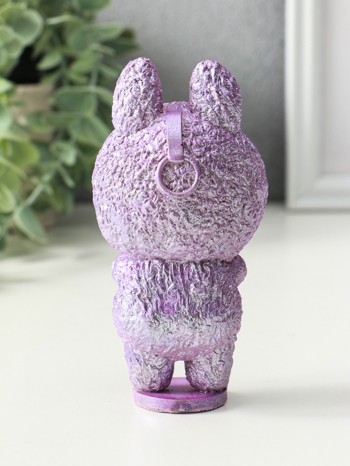 Фигурка гипс «Чудик», 13×6.5×5.5 см, сиреневый