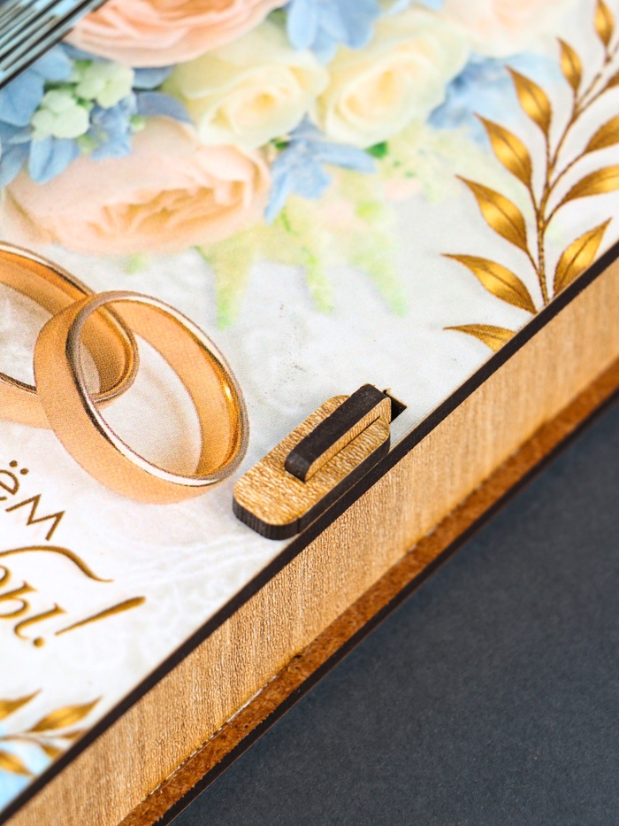 Купюрница подарочная «С Днем Свадьбы», 17×8.5 см