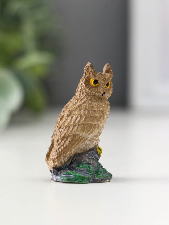 Фигурка полистоун «Лесной филин», 2×2.7×4.7 см