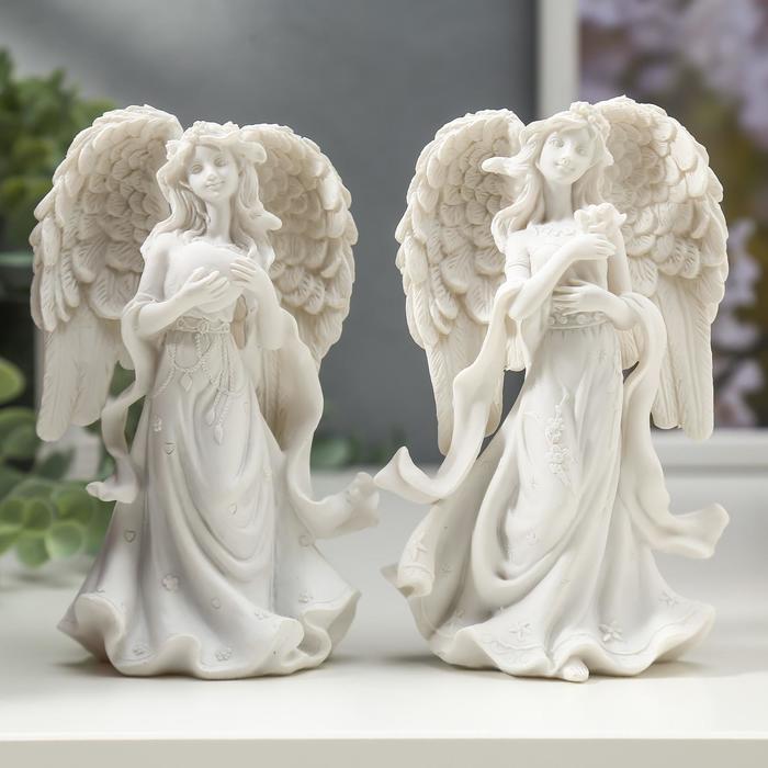 Фигурка полистоун «Ангел-девушка воздушная», 12.5×7.5×5 см, МИКС