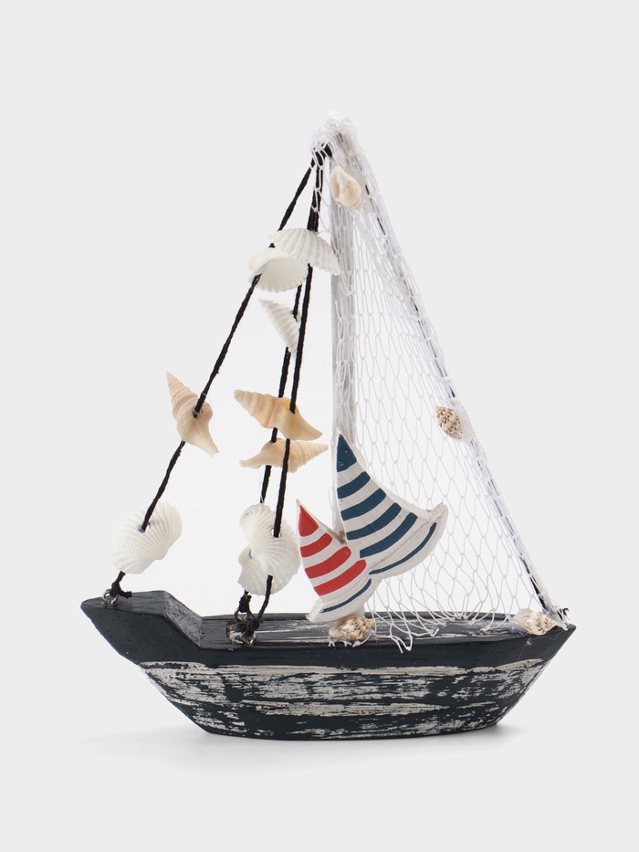 Сувенир «Кораблик с ракушками», 13×3×18 см