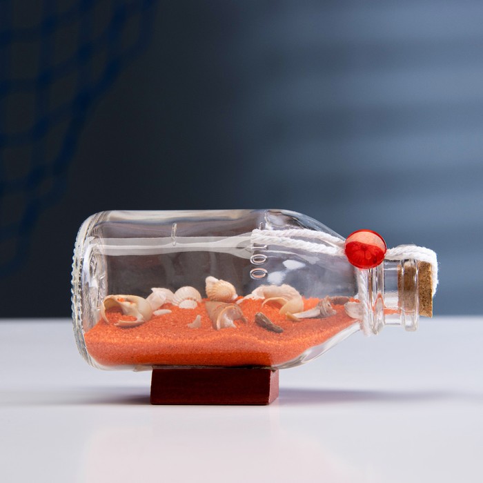 Фигурка «Сувенир в бутылке. Ракушки», 12×6×6 см, МИКС