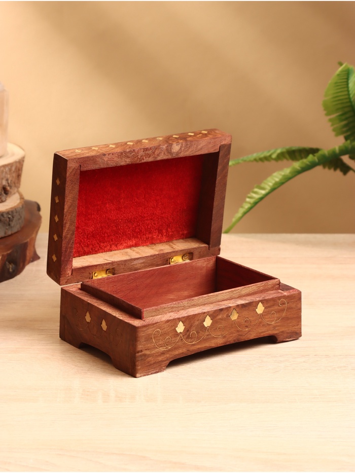 УЦЕНКА Шкатулка «Бесконечность», 15×10×7 см, дерево