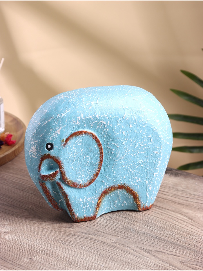 Сувенир «Слоник», 24×5×18 см, дерево Албезия, голубой