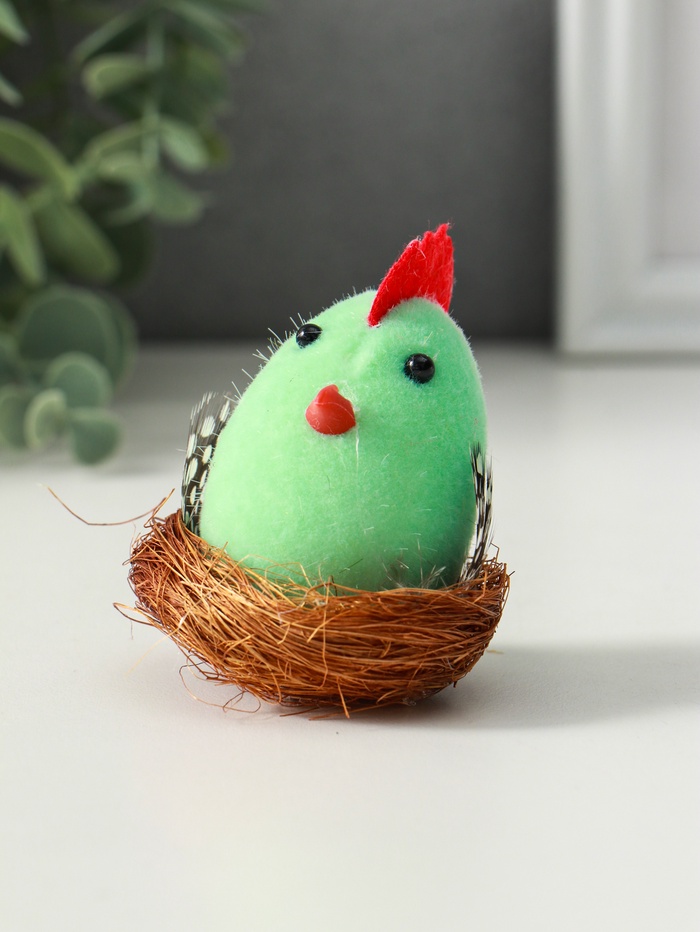 Фигурка пасхальная «Цыплёнок в гнезде», 5×5×7.5 см