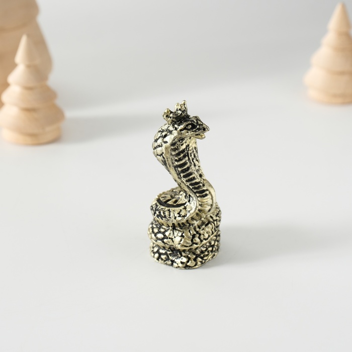 Фигурка полистоун «Королевская кобра», 3×2.5×6 см, МИКС