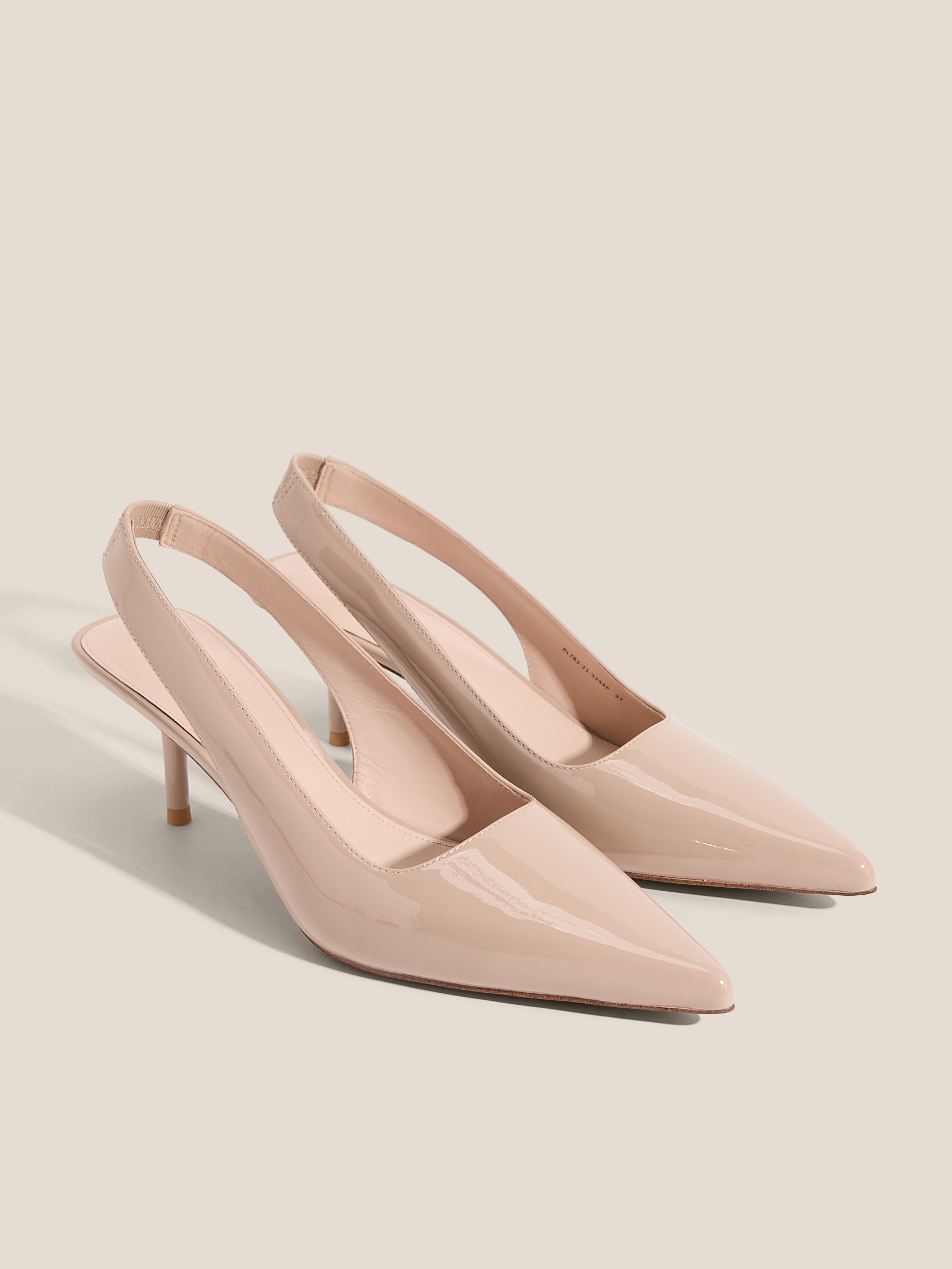 Женские туфли с открытой пяткой (слинг-бэк) TENDANCE 4838002, светло-бежевый