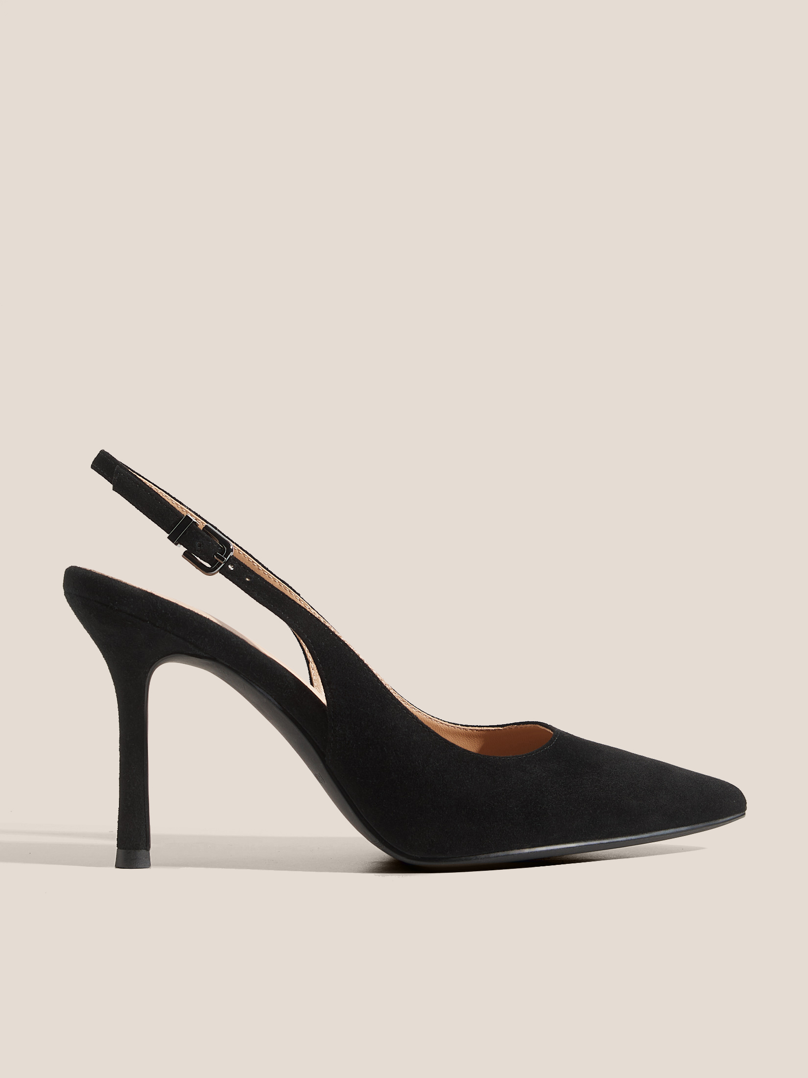 Женские туфли с открытой пяткой (слинг-бэк) TENDANCE 4826025, черный