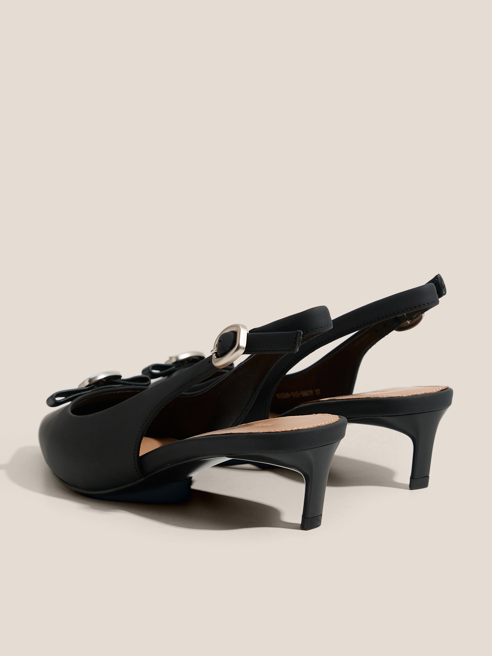 Женские туфли с открытой пяткой (слинг-бэк) TENDANCE 4529288, черный