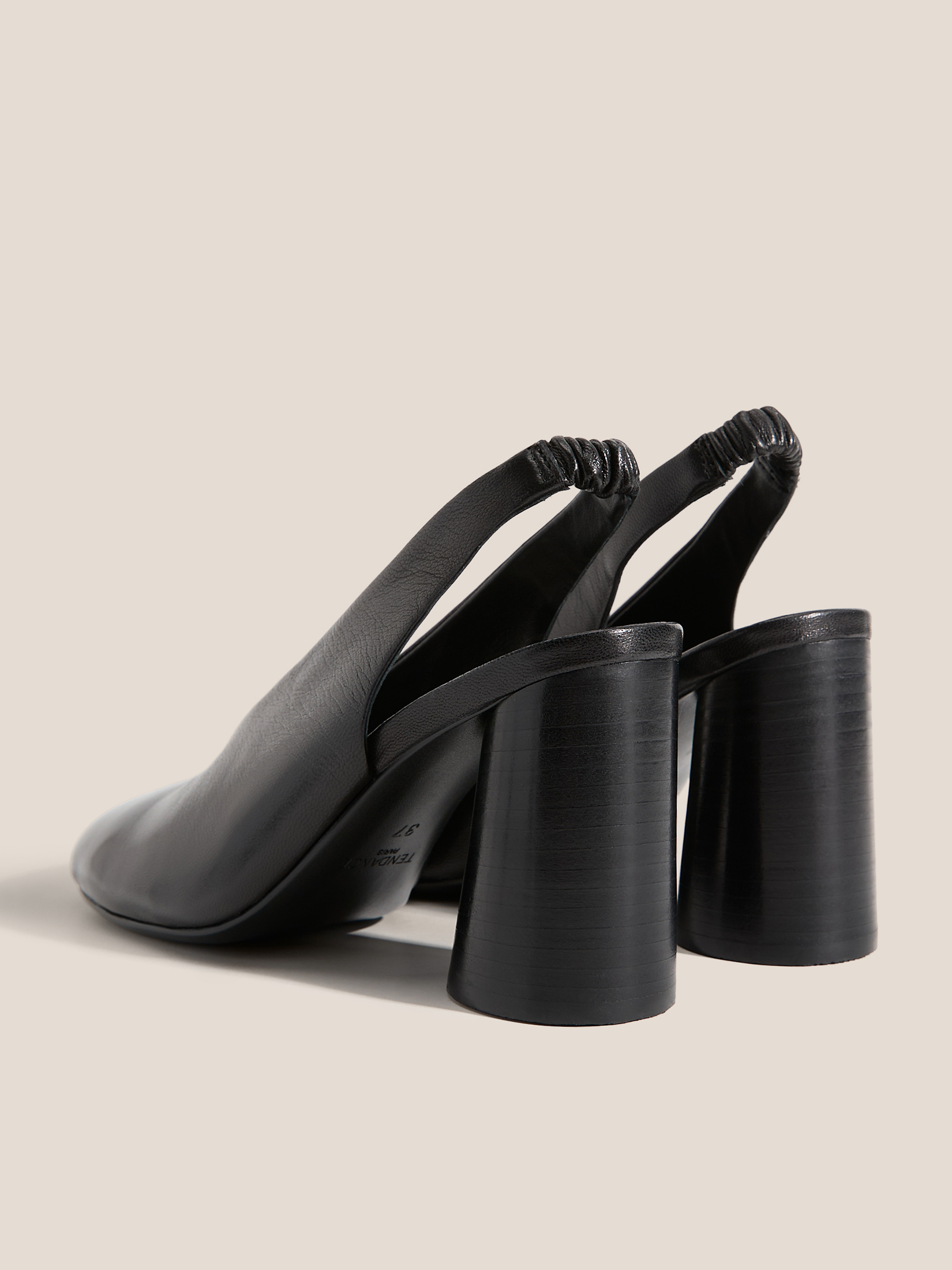 Женские туфли с открытой пяткой (слинг-бэк) TENDANCE 4872505, черный