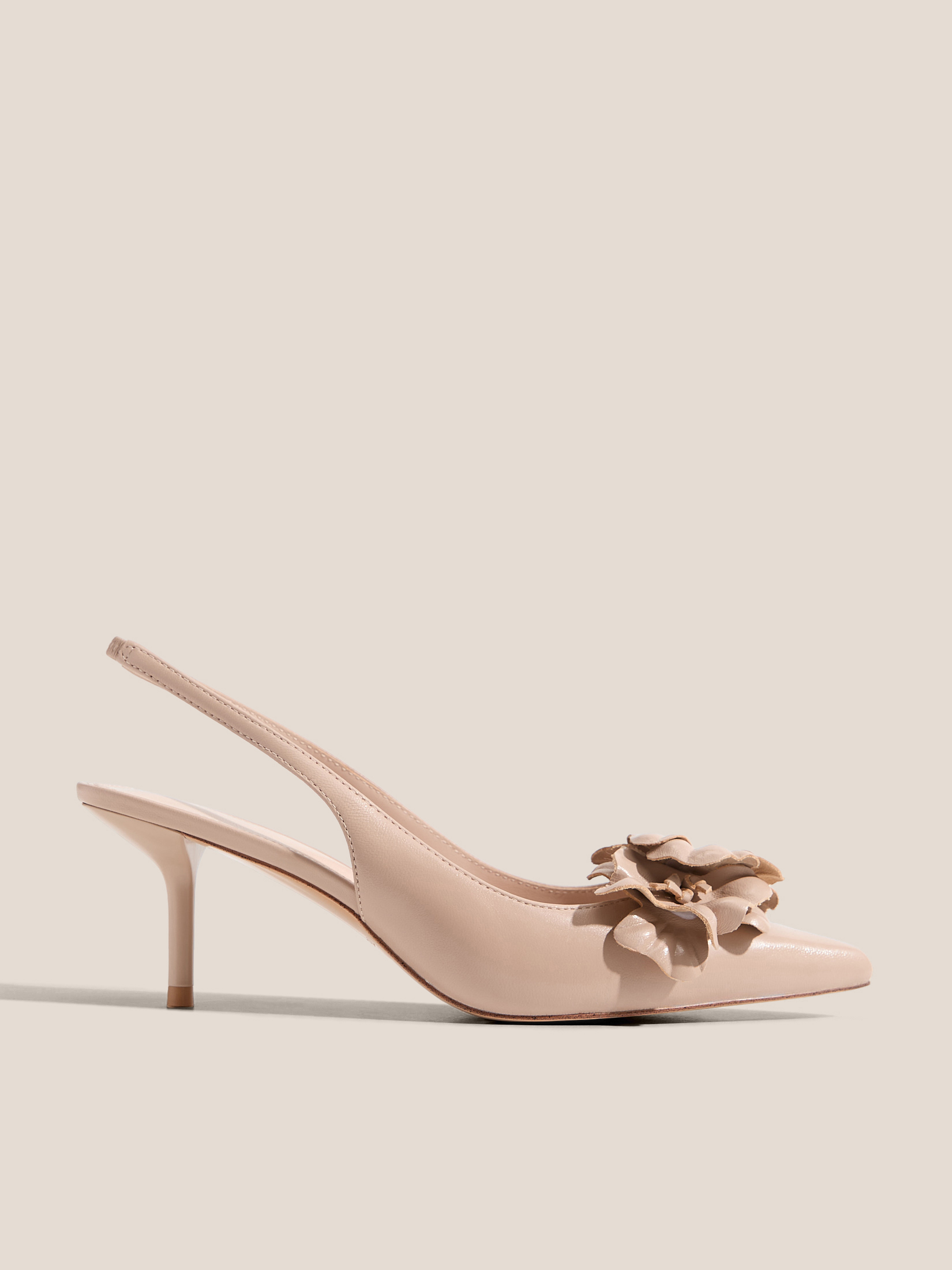 Женские туфли с открытой пяткой (слинг-бэк) TENDANCE 4838067, бежевый