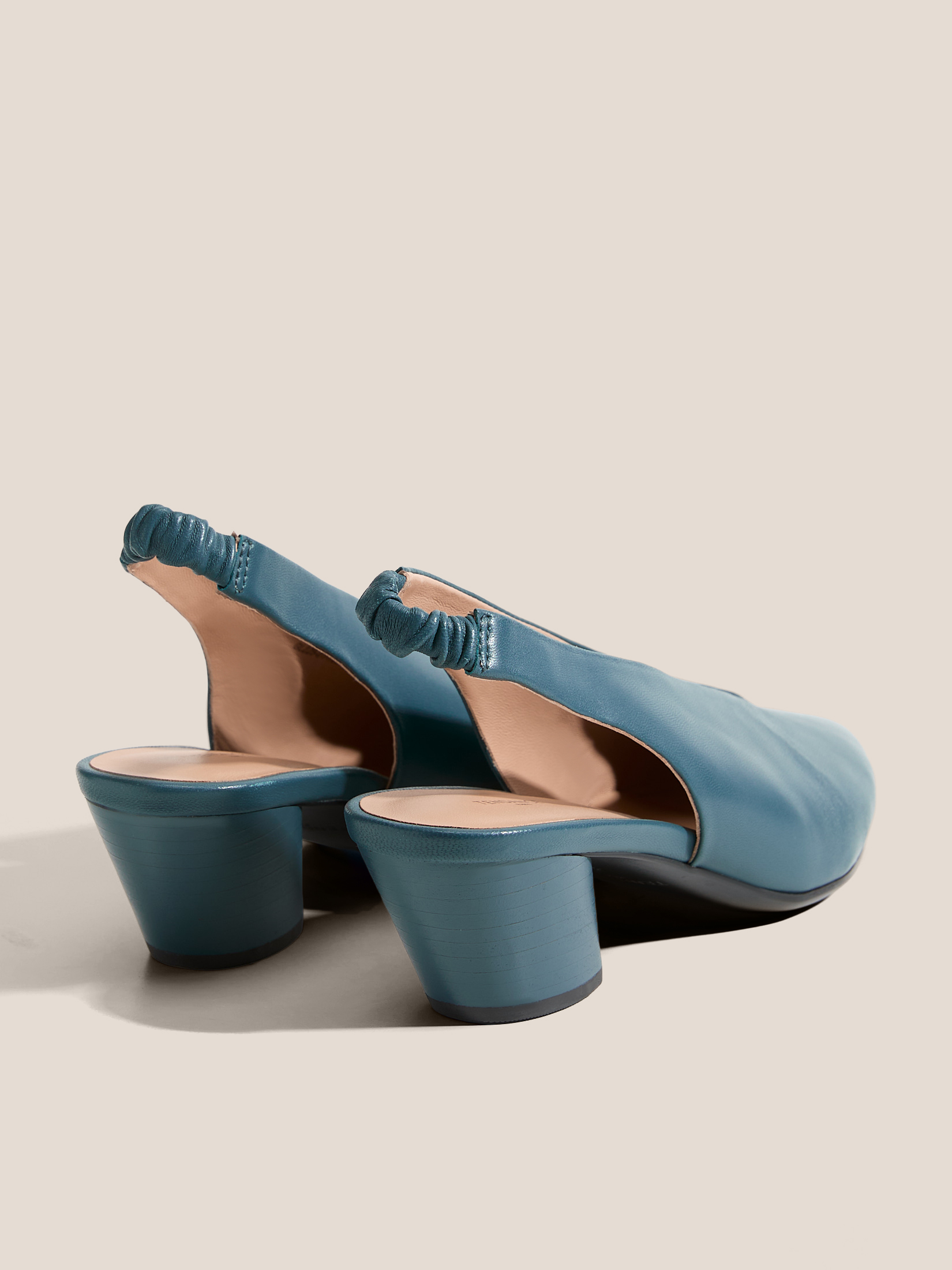 Женские туфли с открытой пяткой (слинг-бэк) TENDANCE 4872747, серо-синий