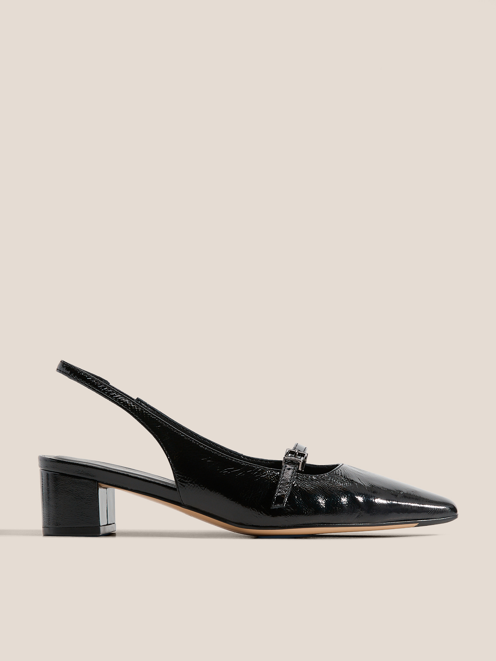 Женские туфли с открытой пяткой (слинг-бэк) TENDANCE 4900165, черный