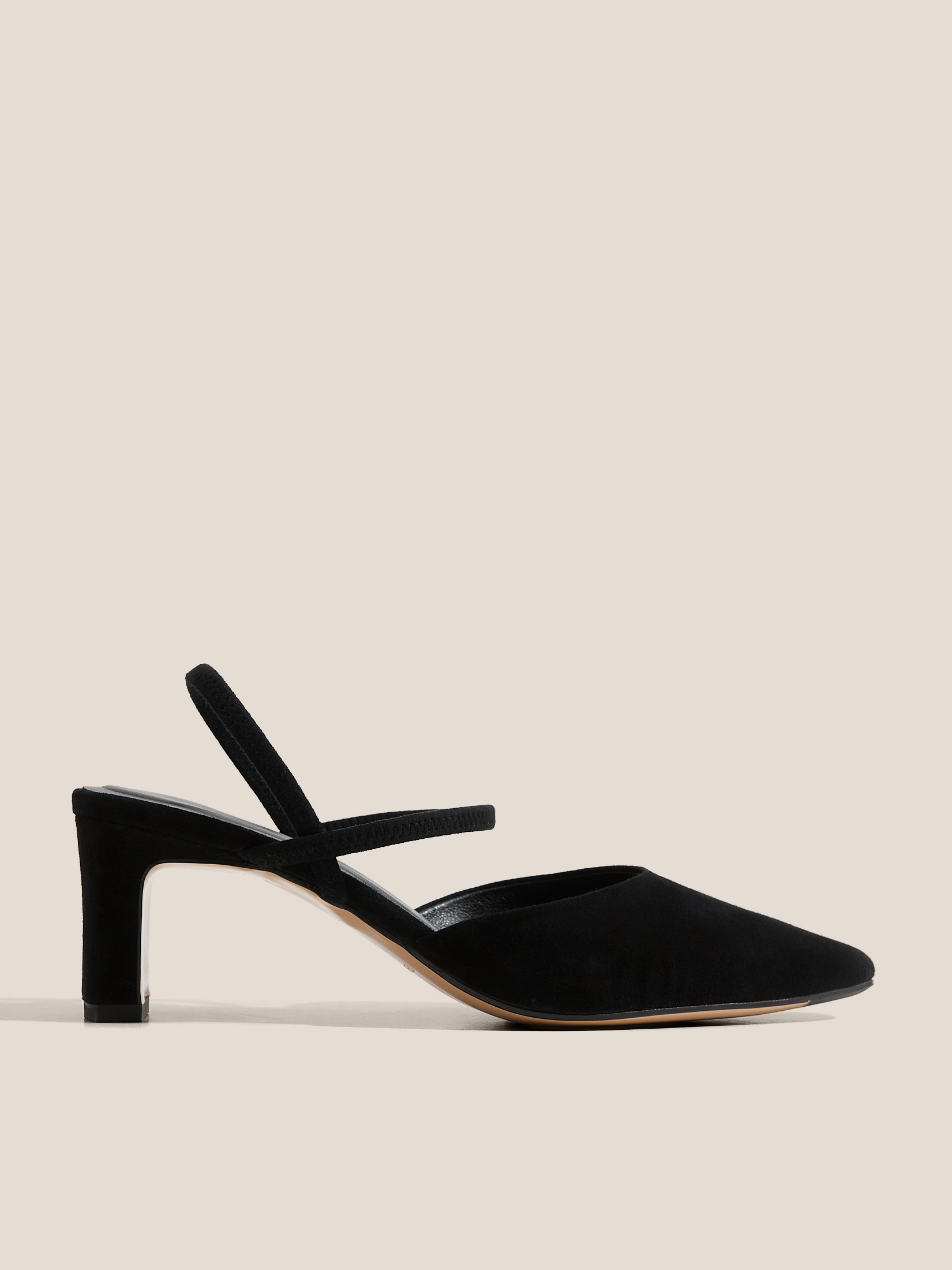 Женские туфли с открытой пяткой (слинг-бэк) TENDANCE 4964007, черный