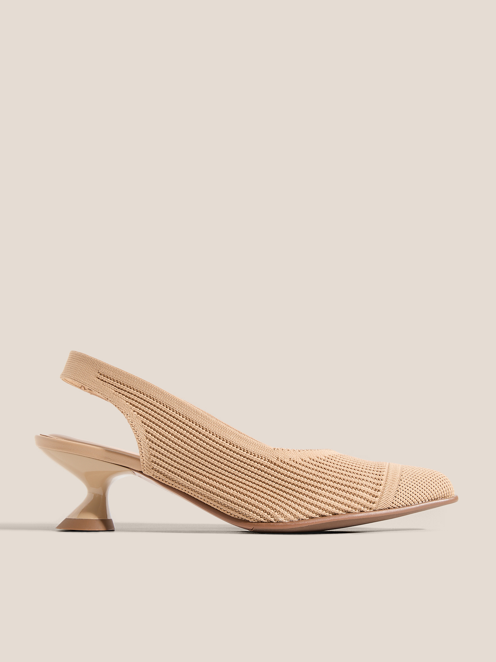 Женские туфли с открытой пяткой (слинг-бэк) TENDANCE 4903457, бежевый