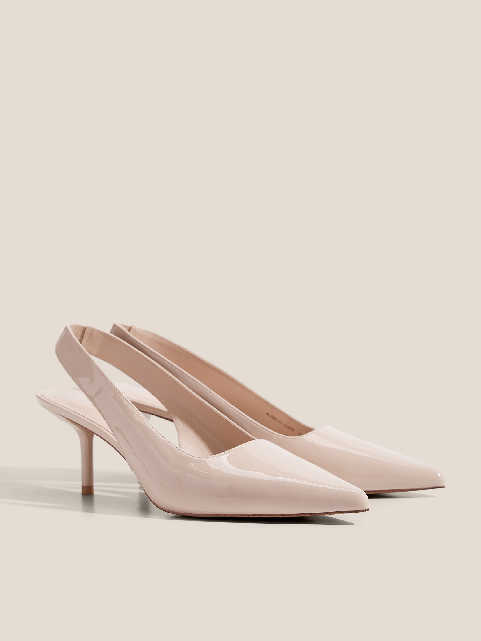 Женские туфли с открытой пяткой (слинг-бэк) TENDANCE 4837983, светло-бежевый