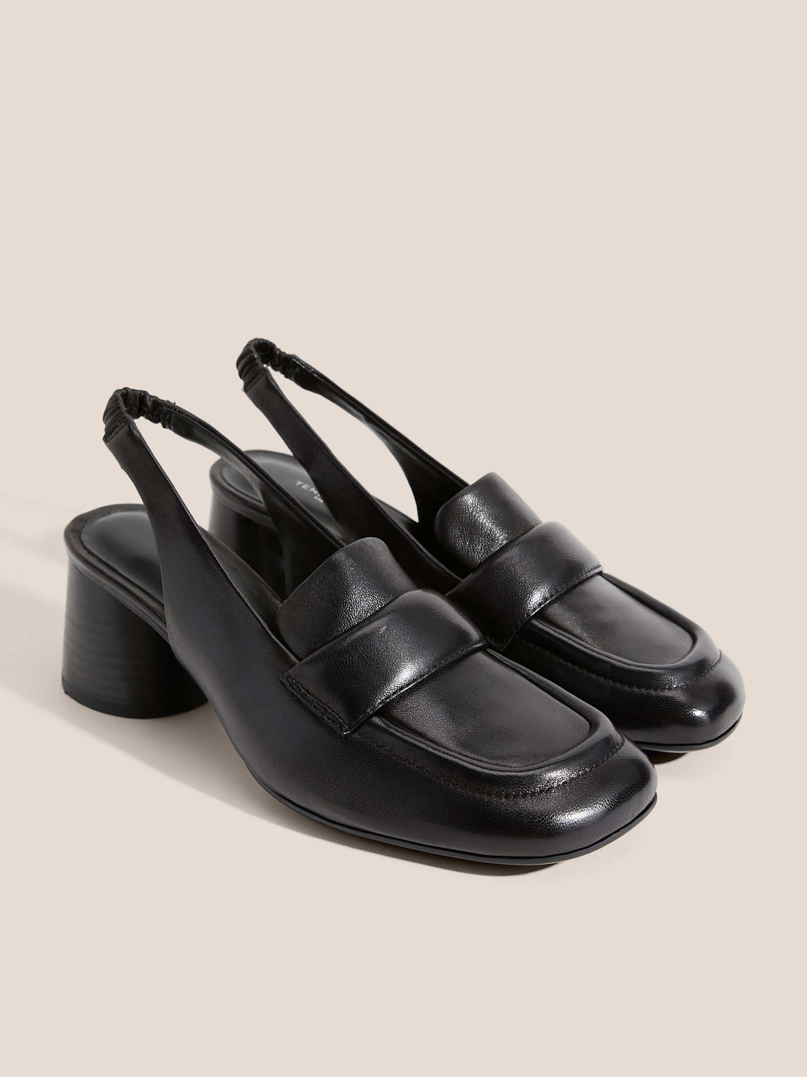 Женские туфли с открытой пяткой (слинг-бэк) TENDANCE 4872633, черный