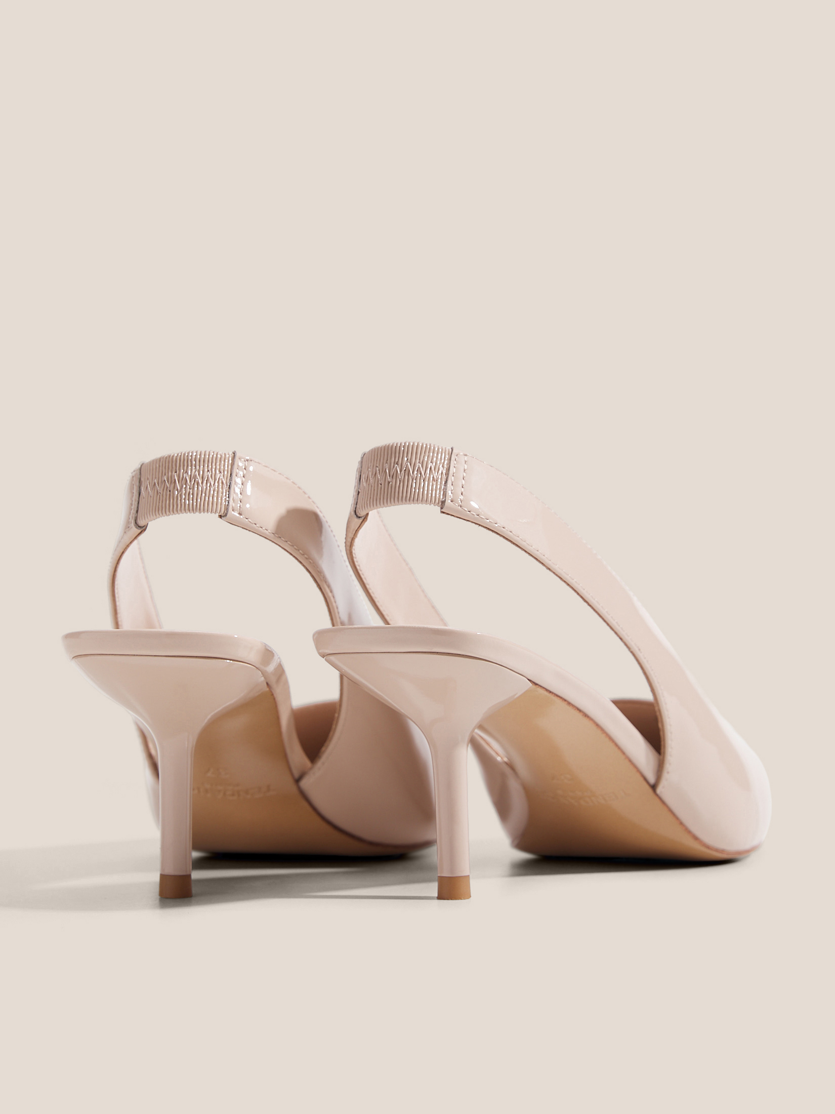 Женские туфли с открытой пяткой (слинг-бэк) TENDANCE 4837983, светло-бежевый