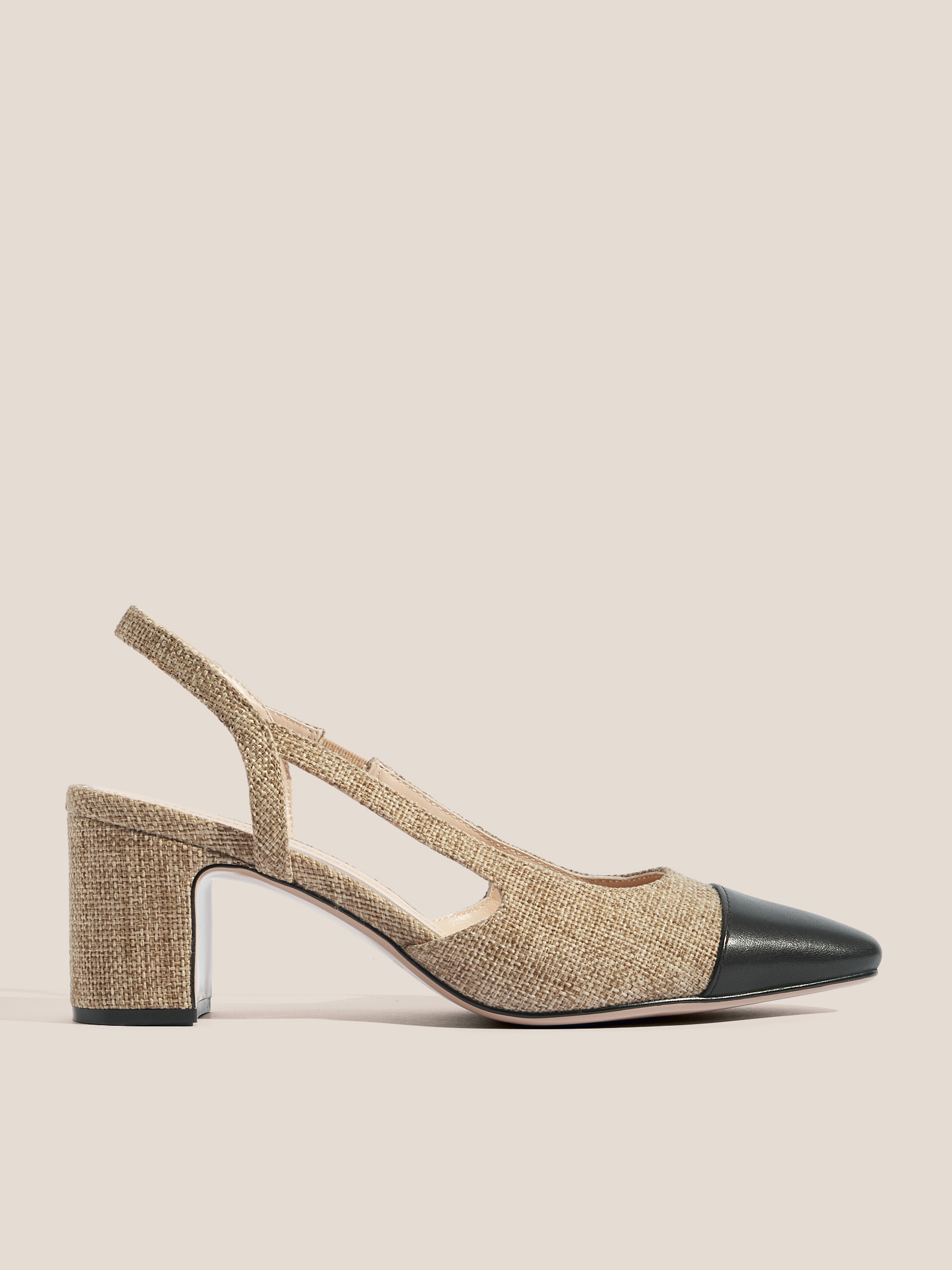 Женские туфли с открытой пяткой (слинг-бэк) TENDANCE 4564589, темно-бежевый