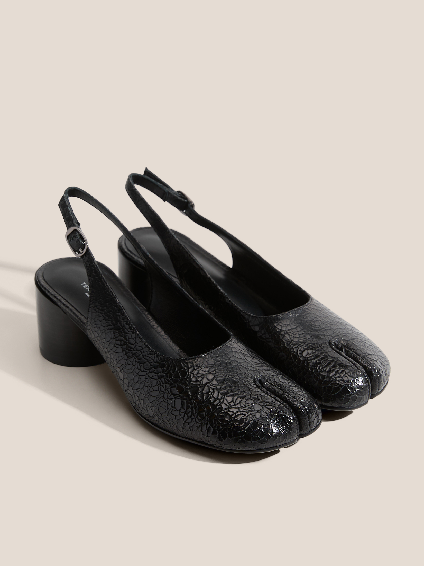 Женские туфли с открытой пяткой (слинг-бэк) TENDANCE 4839133, черный