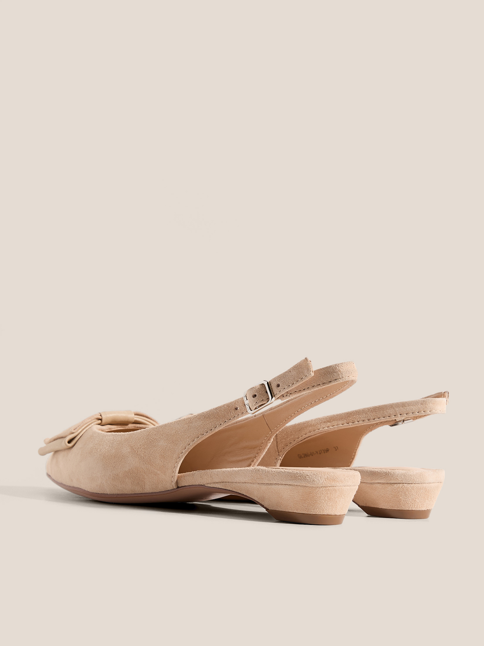 Женские туфли с открытой пяткой (слинг-бэк) TENDANCE 4903608, серо-бежевый