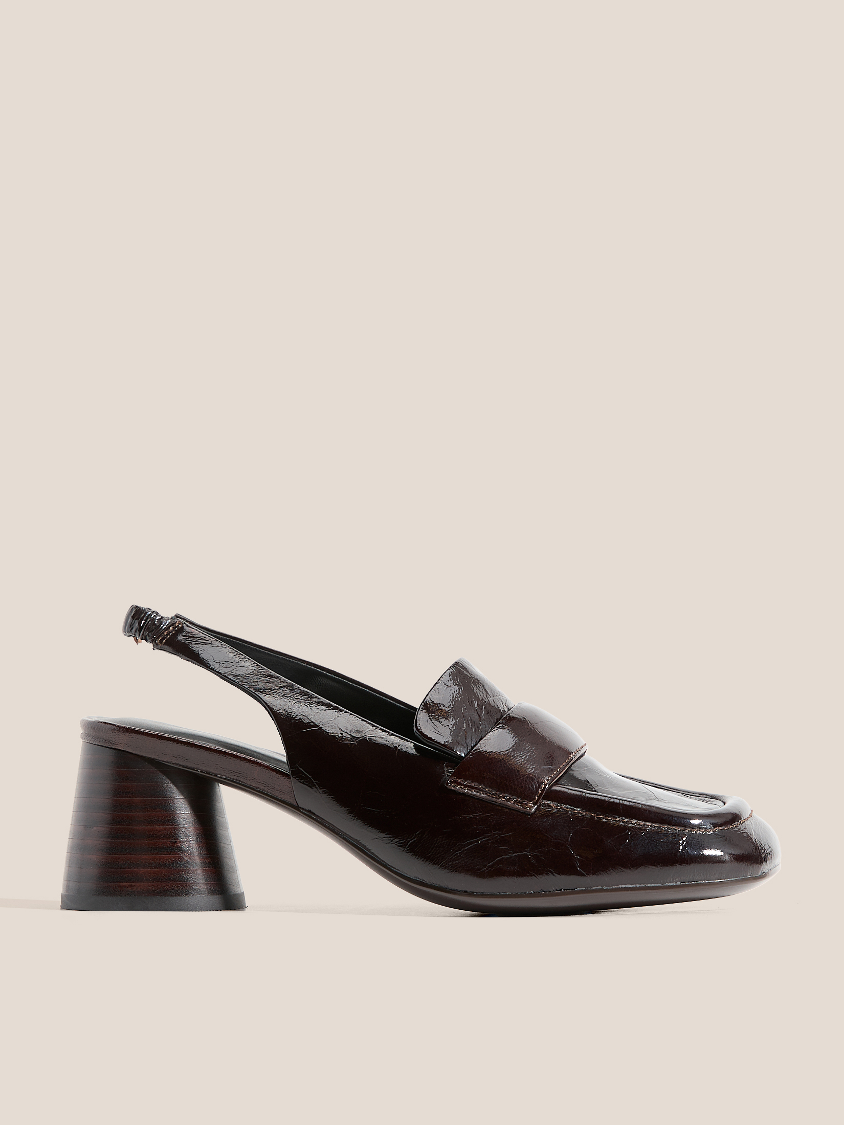 Женские туфли с открытой пяткой (слинг-бэк) TENDANCE 4872605, шоколадный