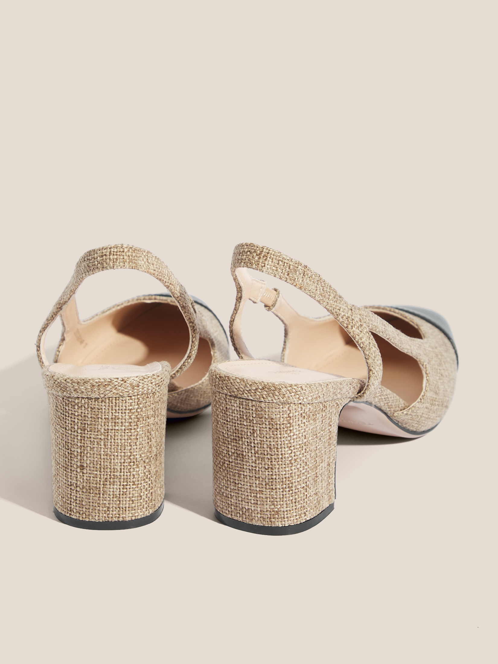 Женские туфли с открытой пяткой (слинг-бэк) TENDANCE 4564589, темно-бежевый