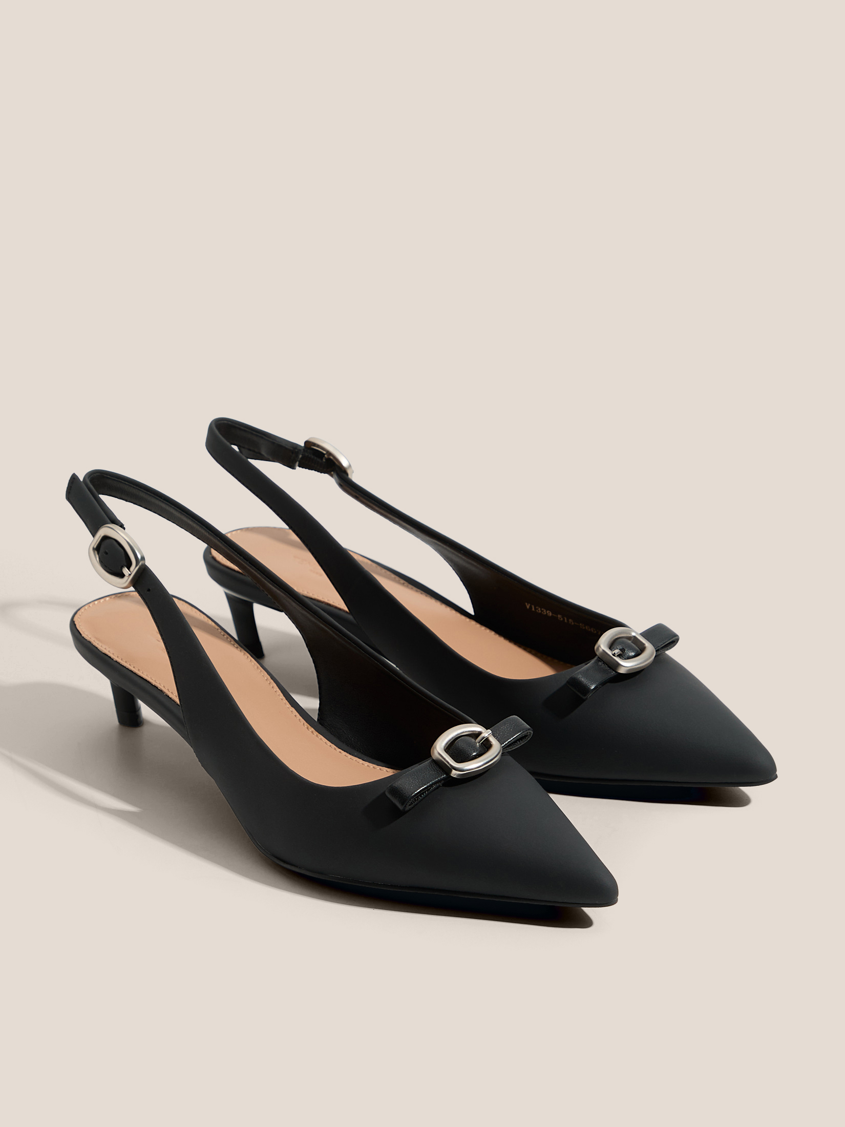 Женские туфли с открытой пяткой (слинг-бэк) TENDANCE 4529288, черный