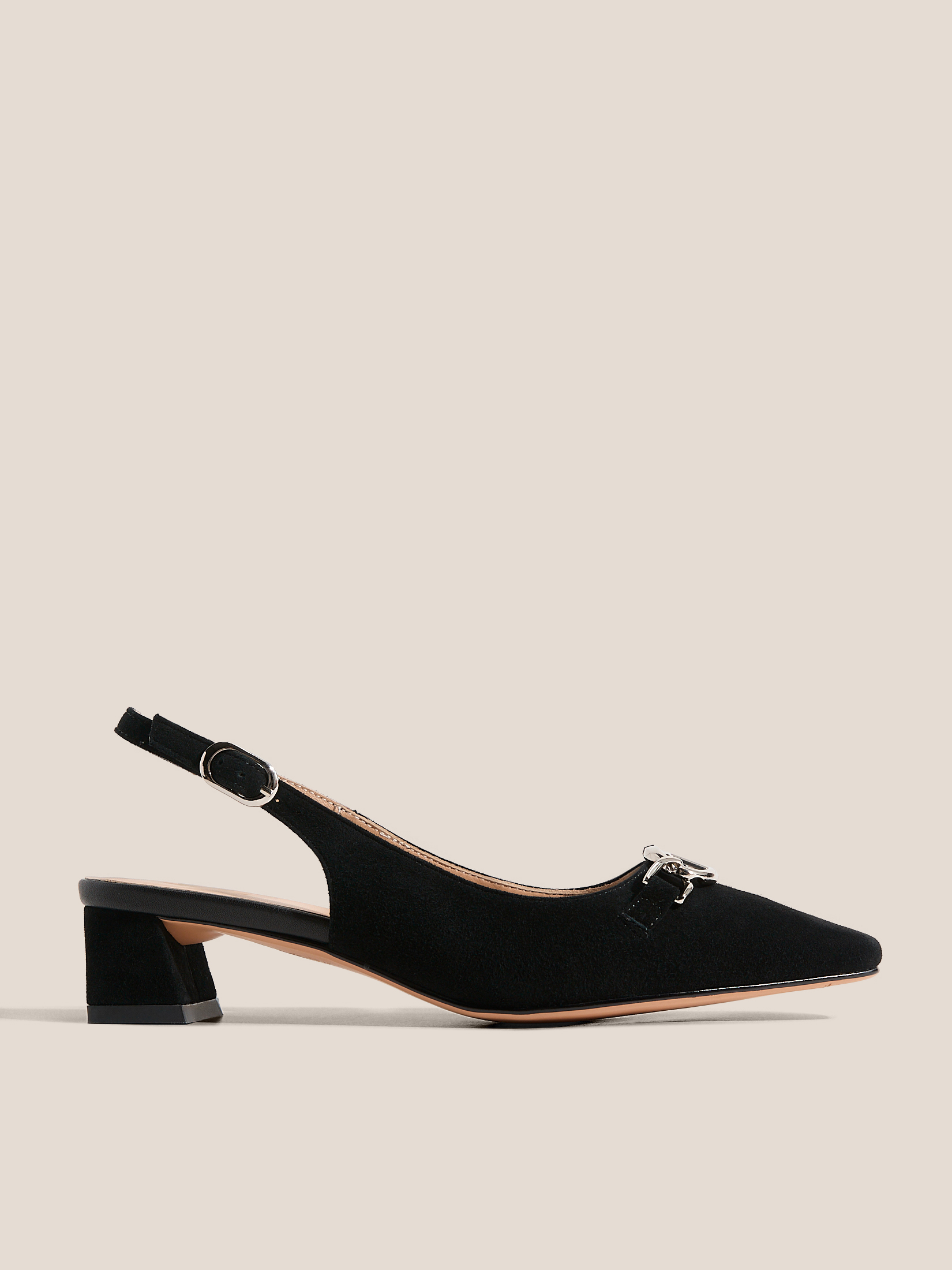 Женские туфли с открытой пяткой (слинг-бэк) TENDANCE 4907235, черный