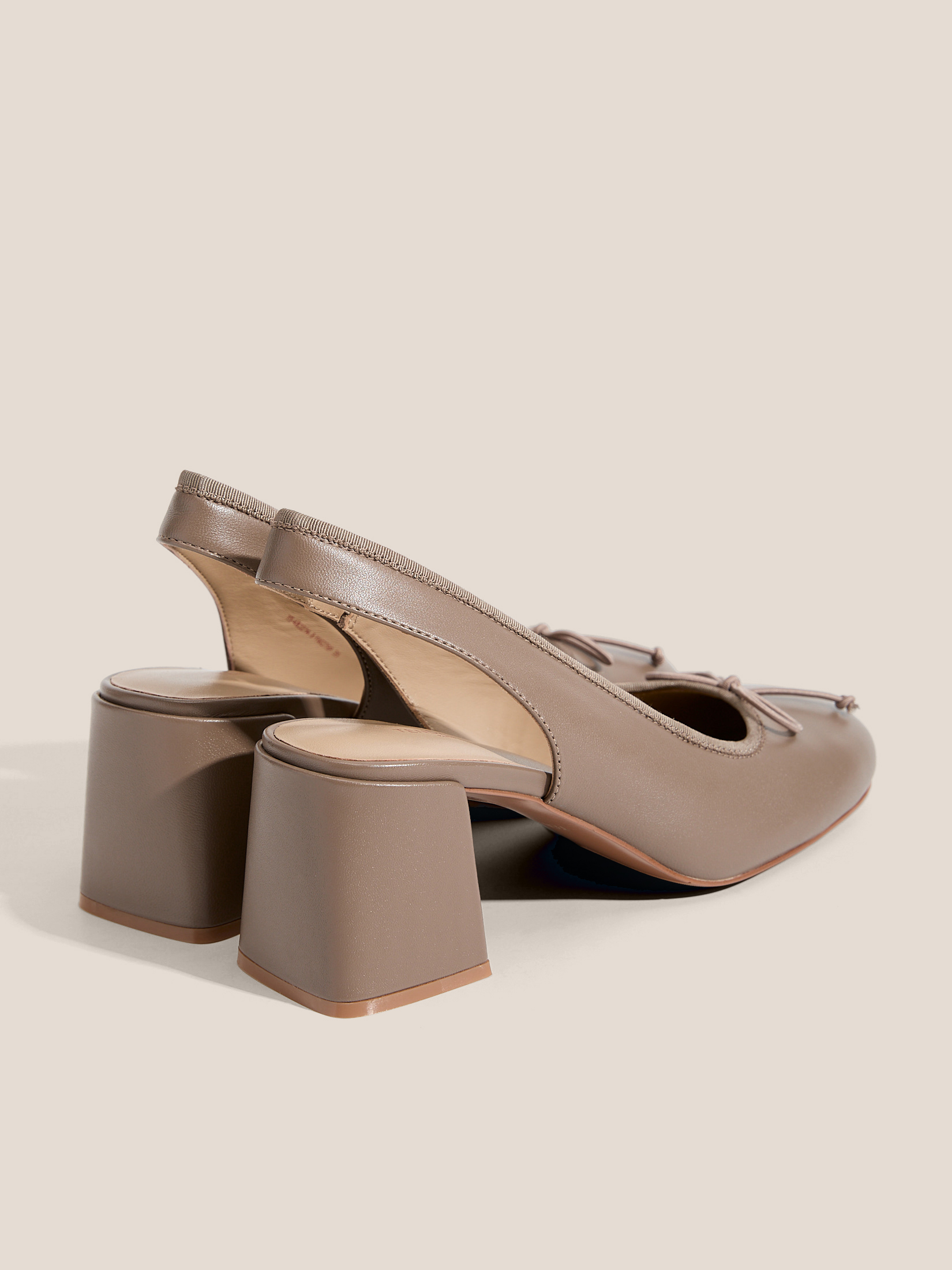 Женские туфли с открытой пяткой (слинг-бэк) TENDANCE 4570242, серо-коричневый