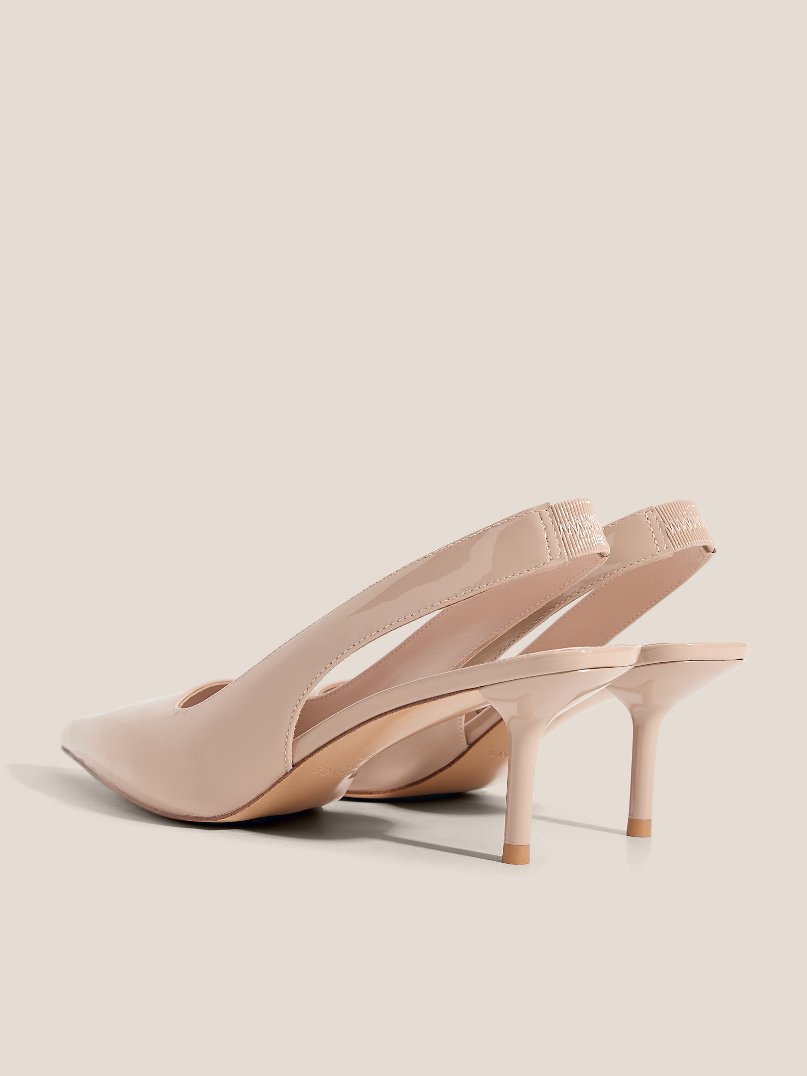 Женские туфли с открытой пяткой (слинг-бэк) TENDANCE 4838002, светло-бежевый