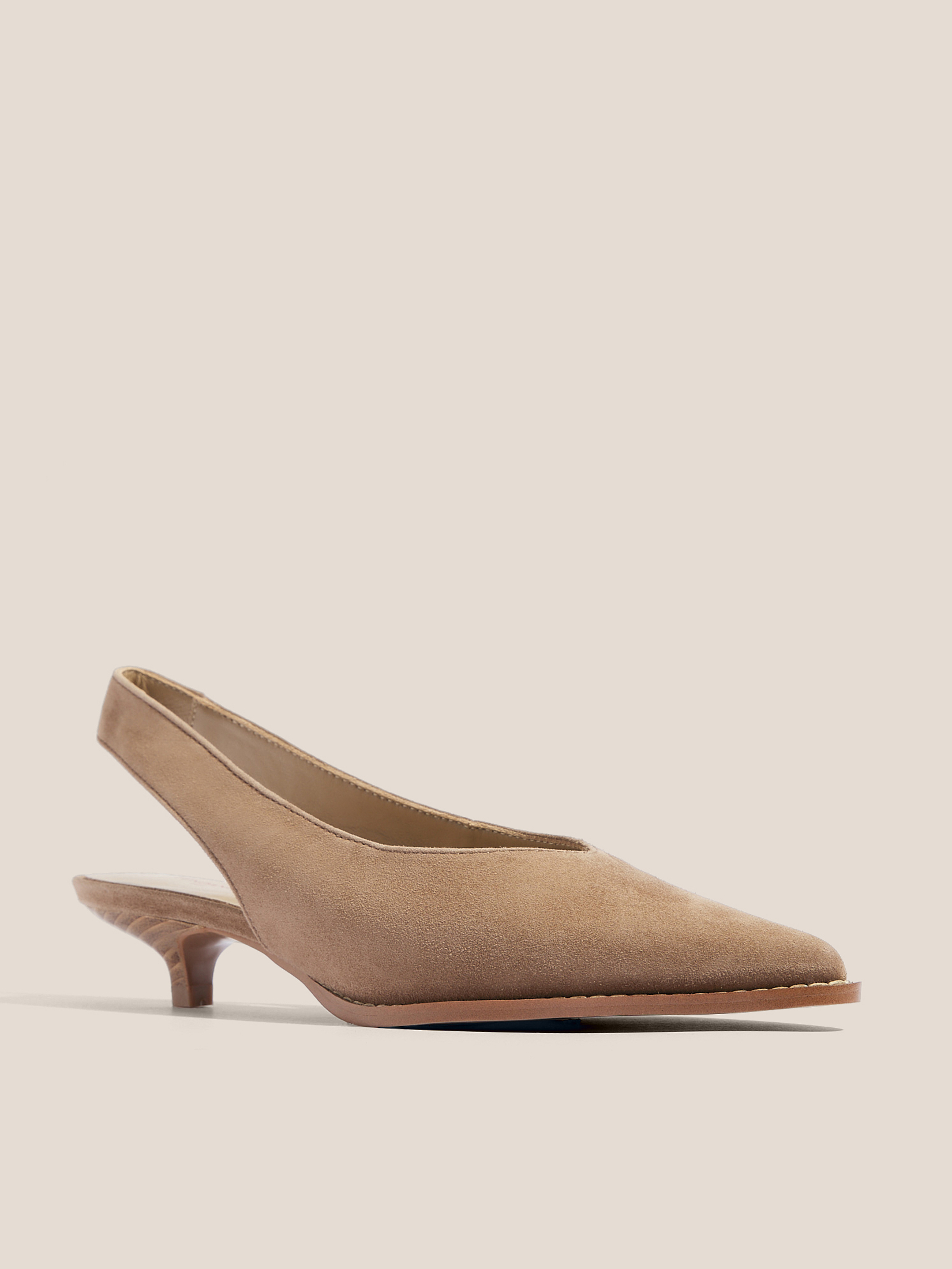 Женские туфли с открытой пяткой (слинг-бэк) TENDANCE 4570772, бежево-коричневый