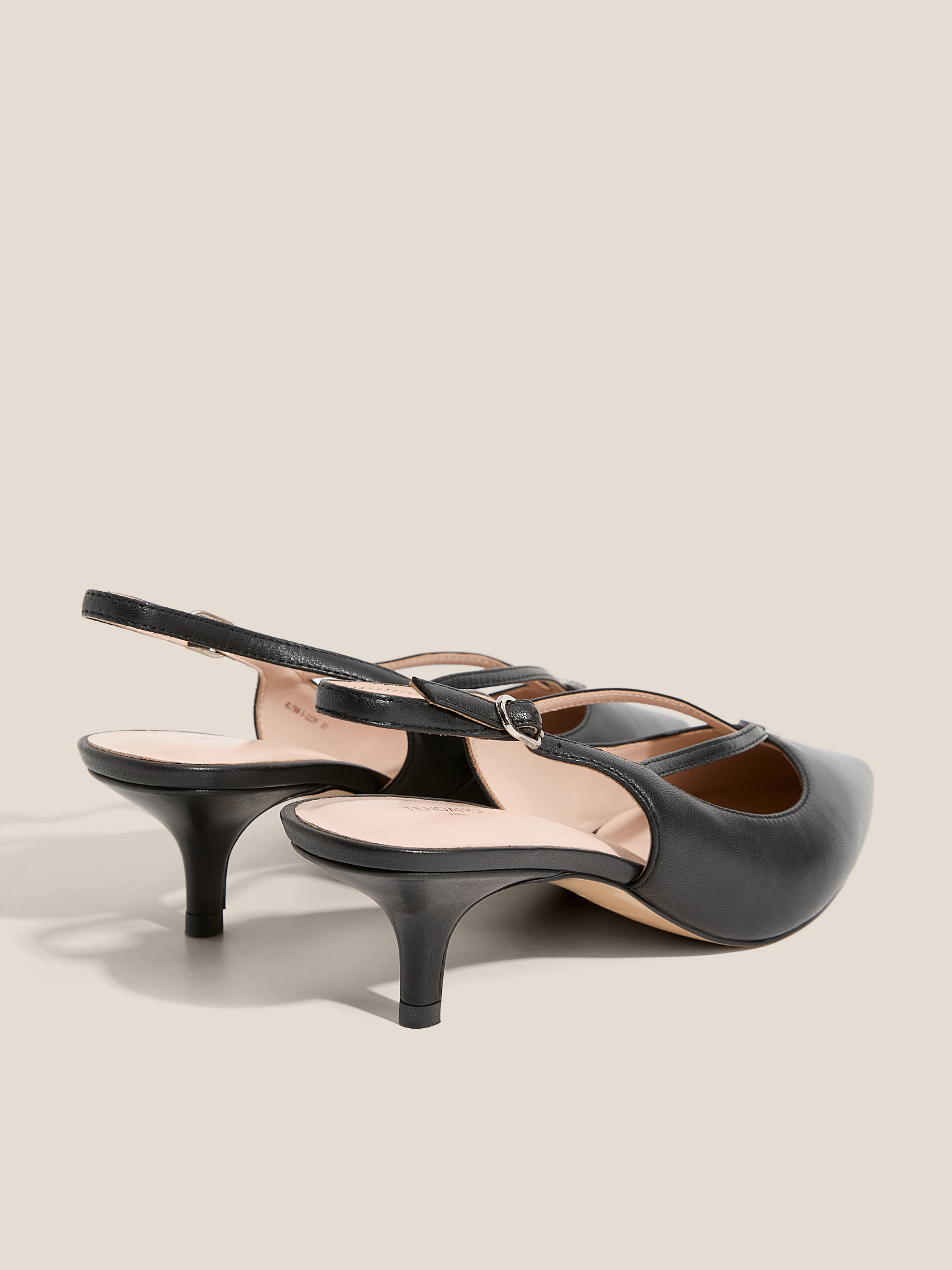 Женские туфли с открытой пяткой (слинг-бэк) TENDANCE 4722610, черный