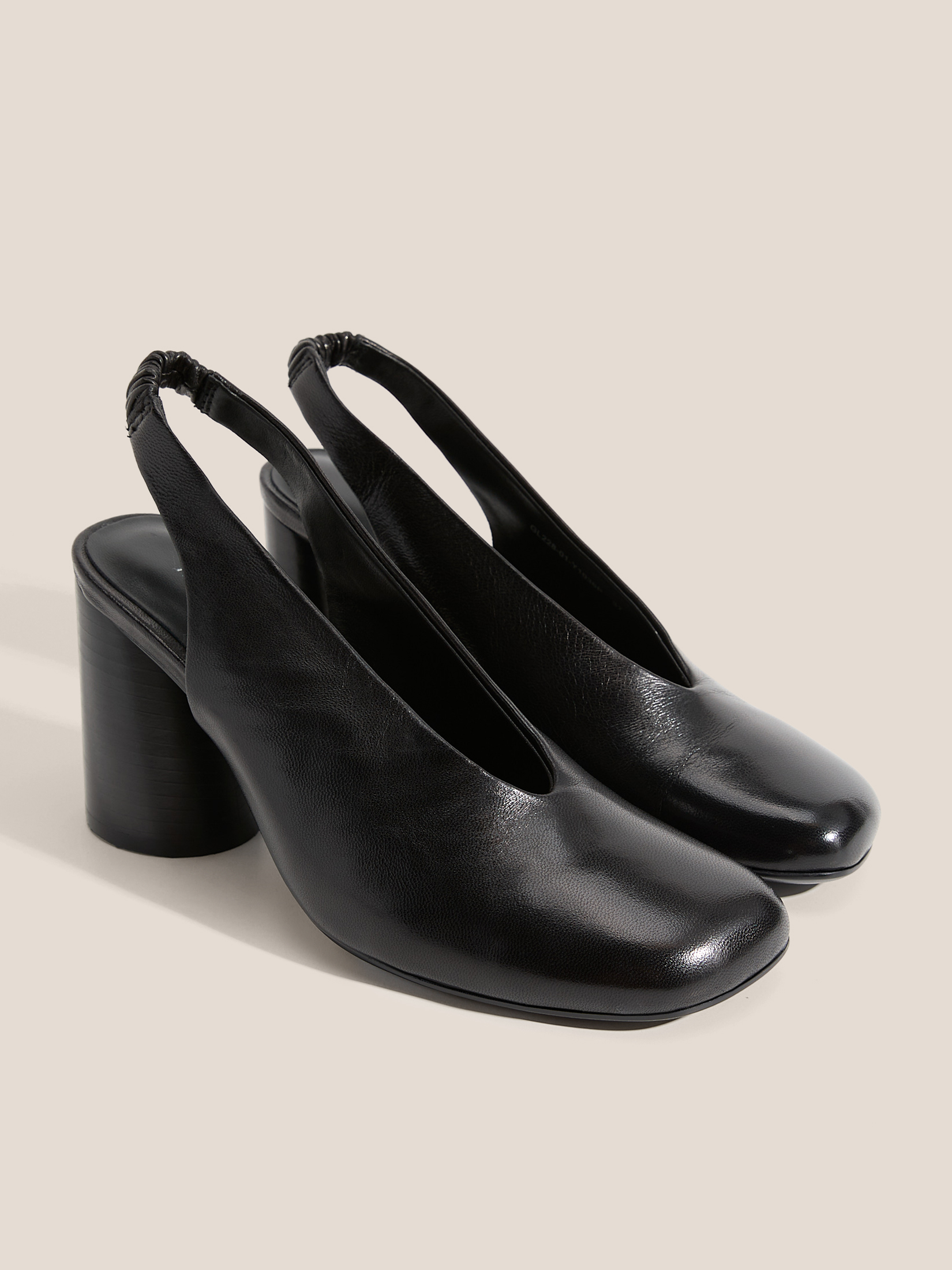 Женские туфли с открытой пяткой (слинг-бэк) TENDANCE 4872505, черный