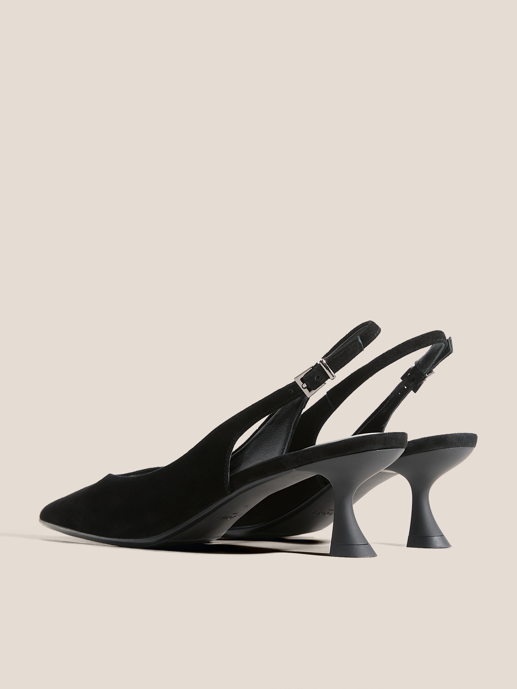 Женские туфли с открытой пяткой (слинг-бэк) TENDANCE 4959171, черный