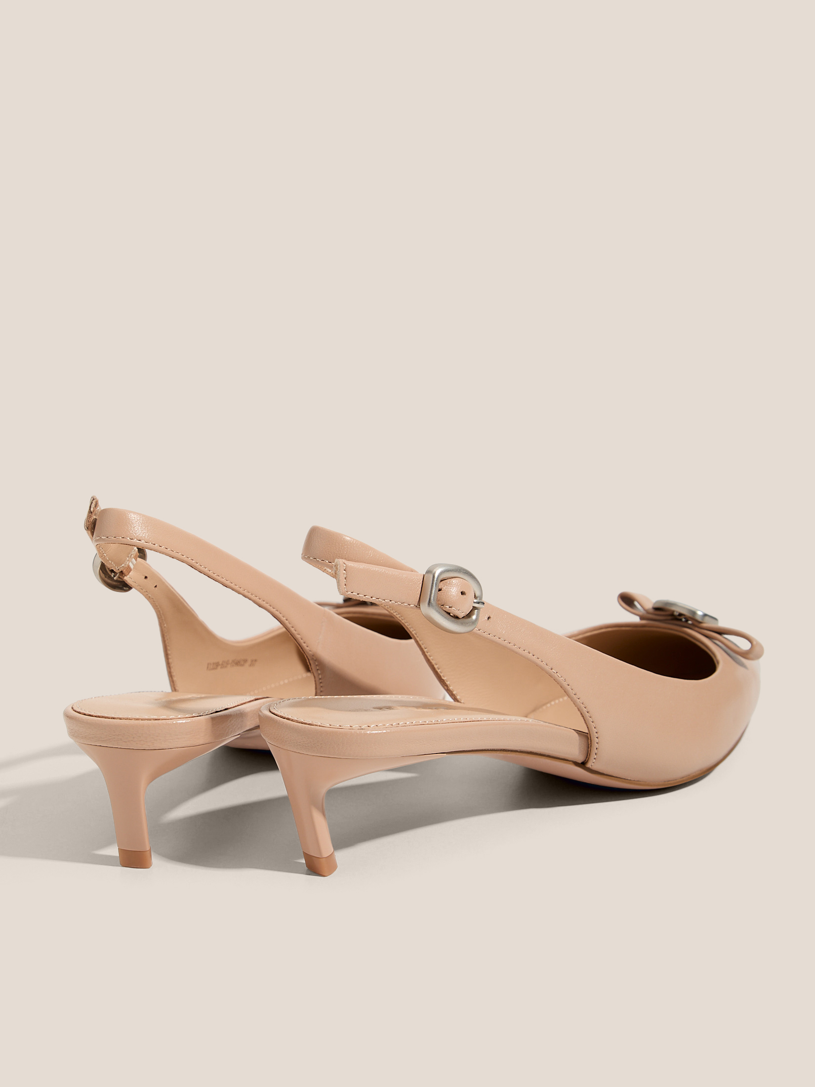 Женские туфли с открытой пяткой (слинг-бэк) TENDANCE 4529321, бежевый