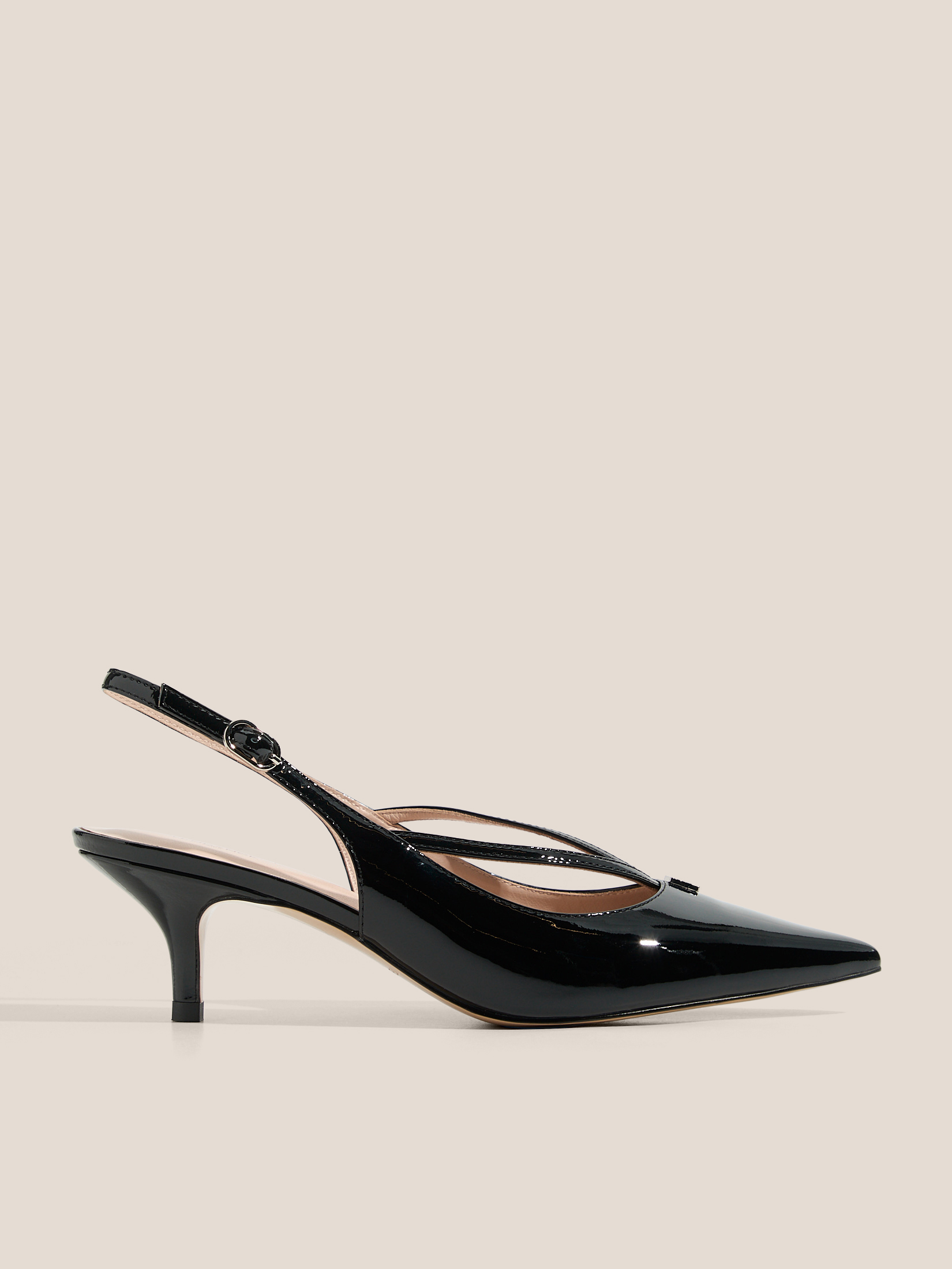 Женские туфли с открытой пяткой (слинг-бэк) TENDANCE 4722618, черный