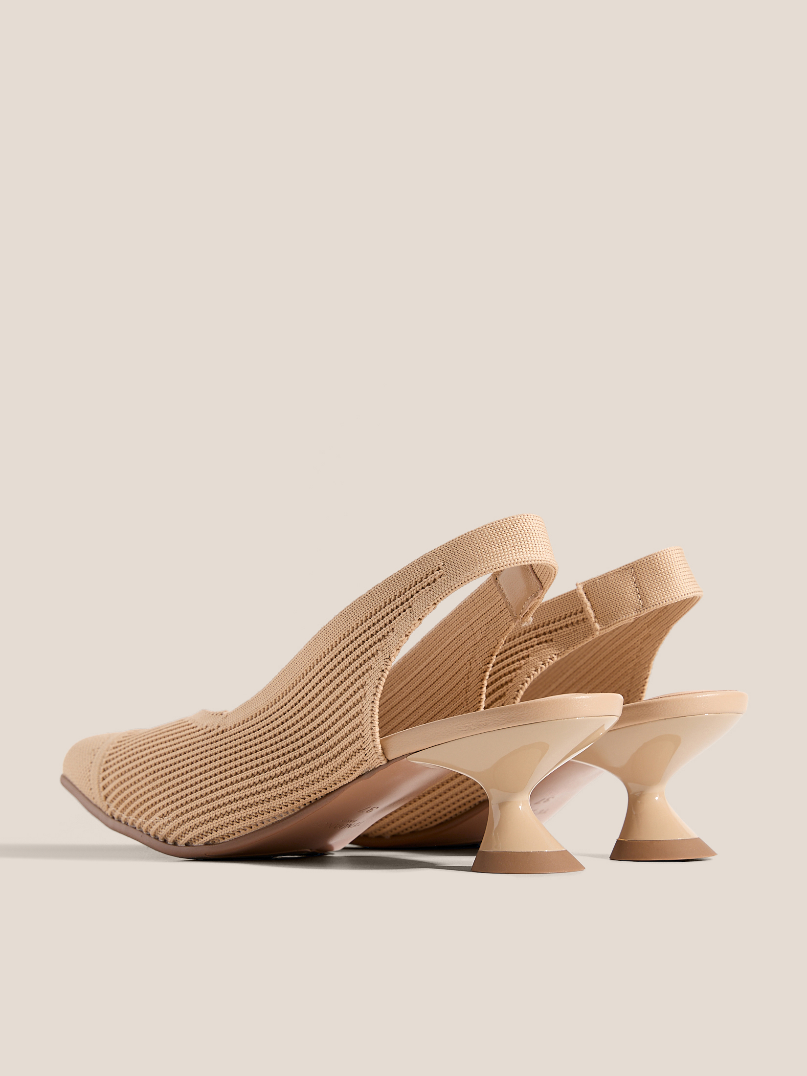 Женские туфли с открытой пяткой (слинг-бэк) TENDANCE 4903457, бежевый