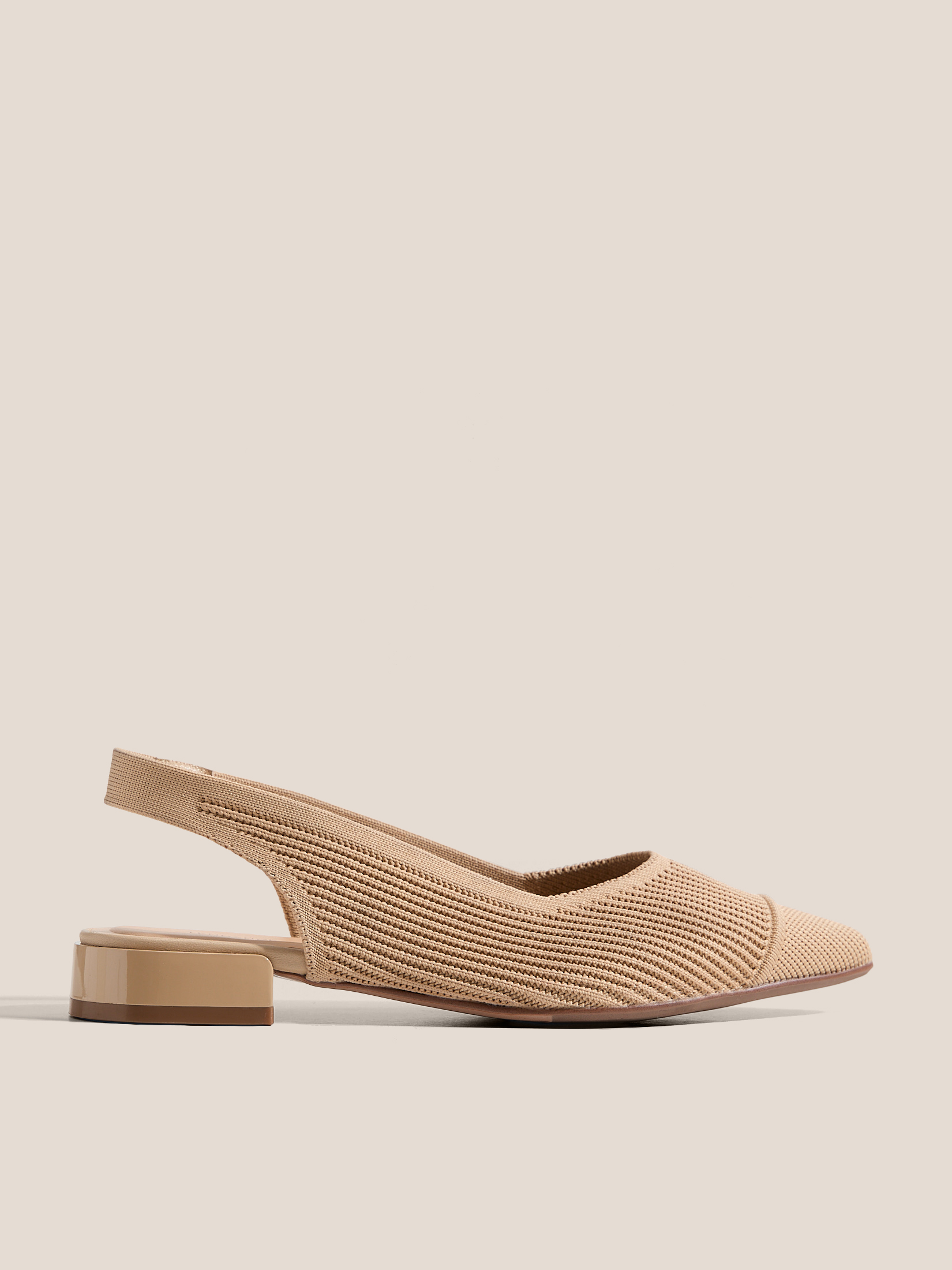 Женские туфли с открытой пяткой (слинг-бэк) TENDANCE 4903365, бежевый