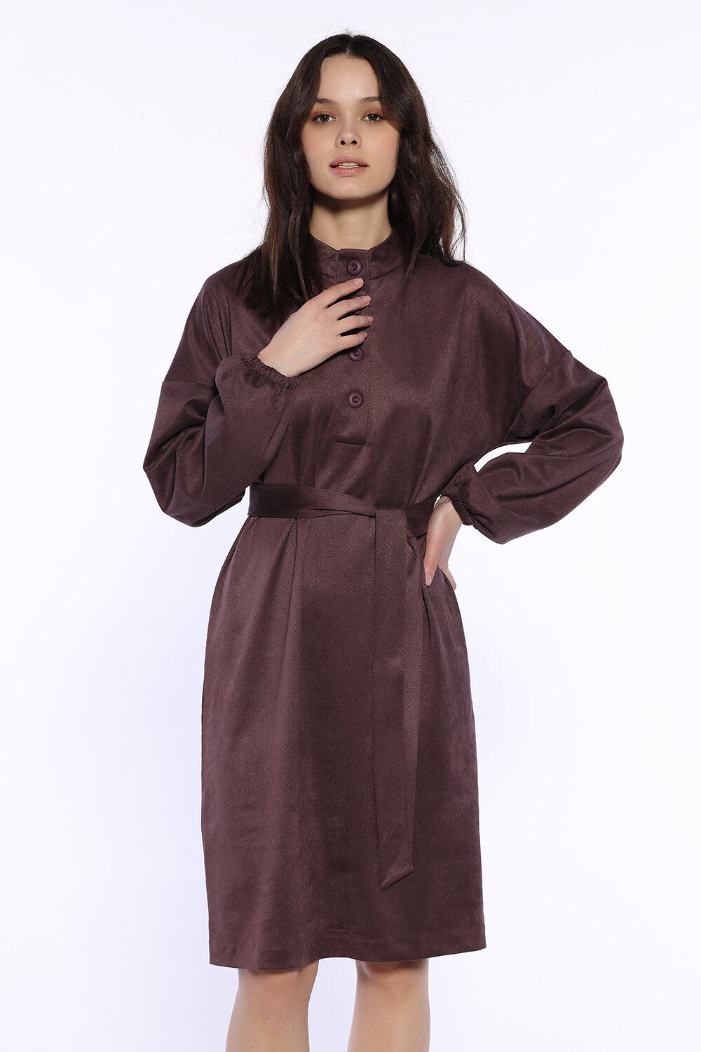 ст. цена2094руб.! VISERDI Платье 10303-слв 4421050фиолетовый