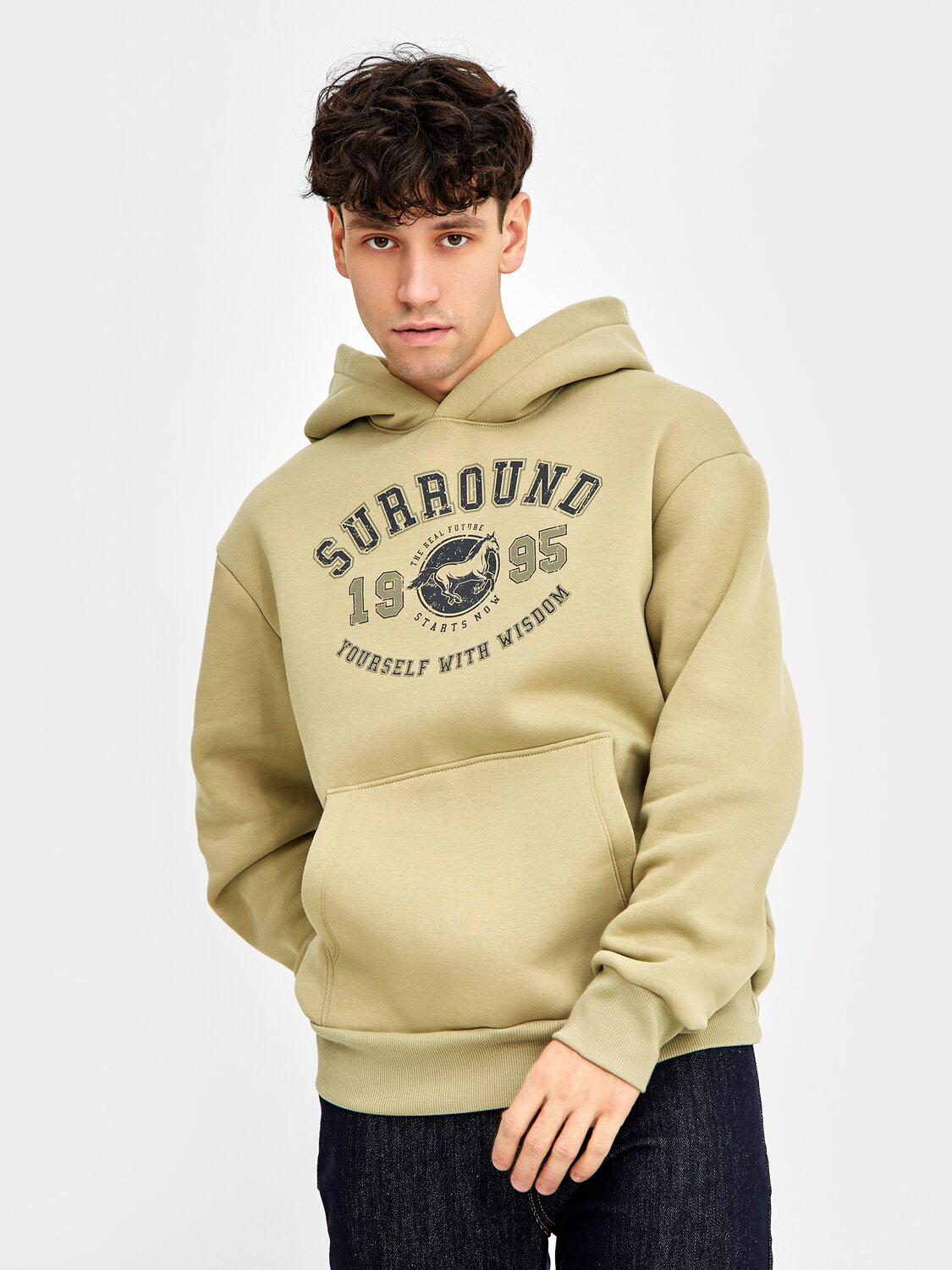 ст. цена1904руб.! MARK FORMELLE Анорак 121806-1пыльный хаки +печать